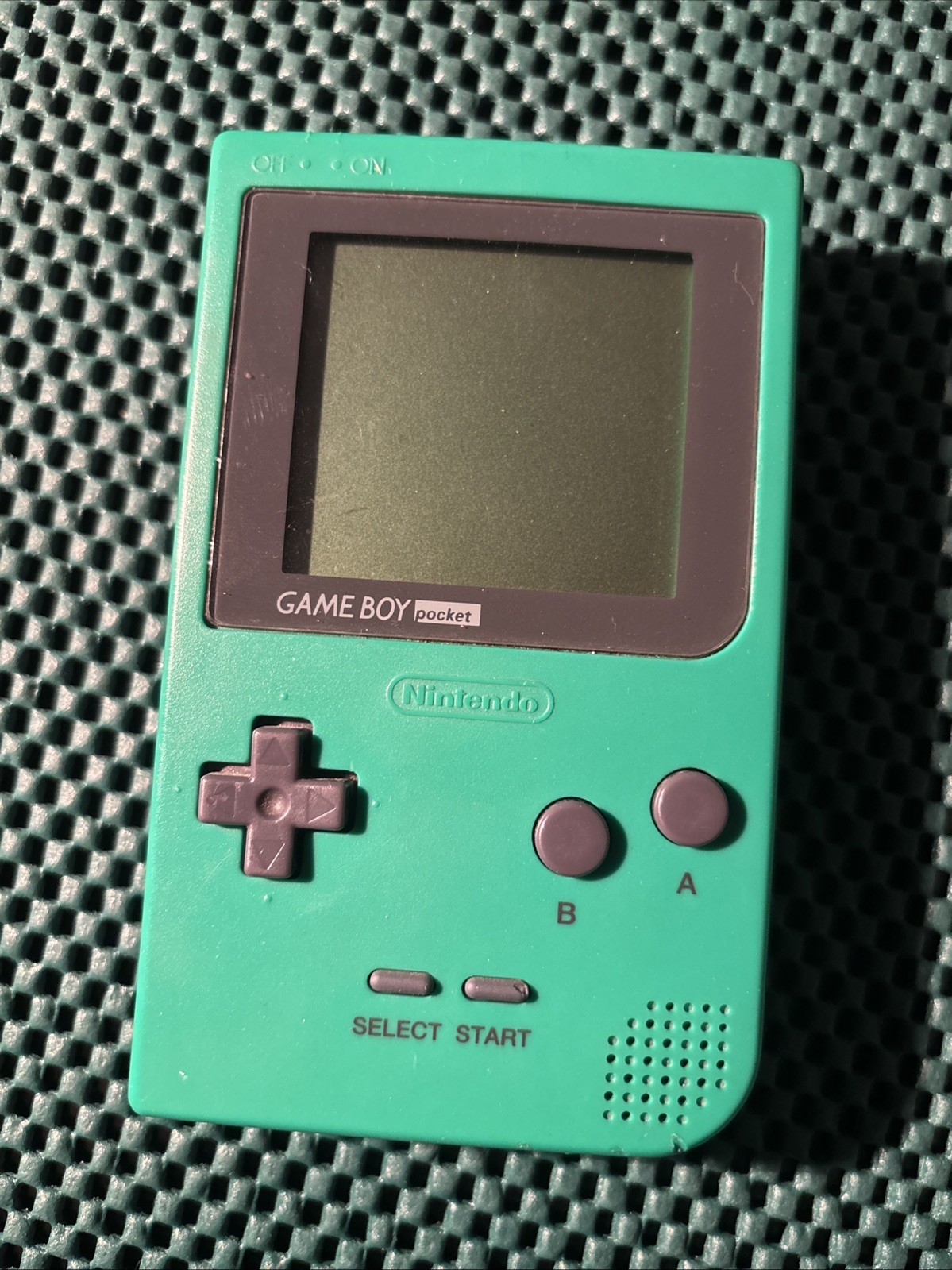 Nintendo Game Boy Pocket Green MGB-001 Tested Working W/ Speedy Gonzales