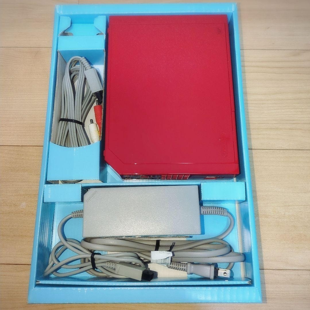 Nintendo Wii Console Super Mario Bros.25th Anniversary Red Edition CIB Tested JP