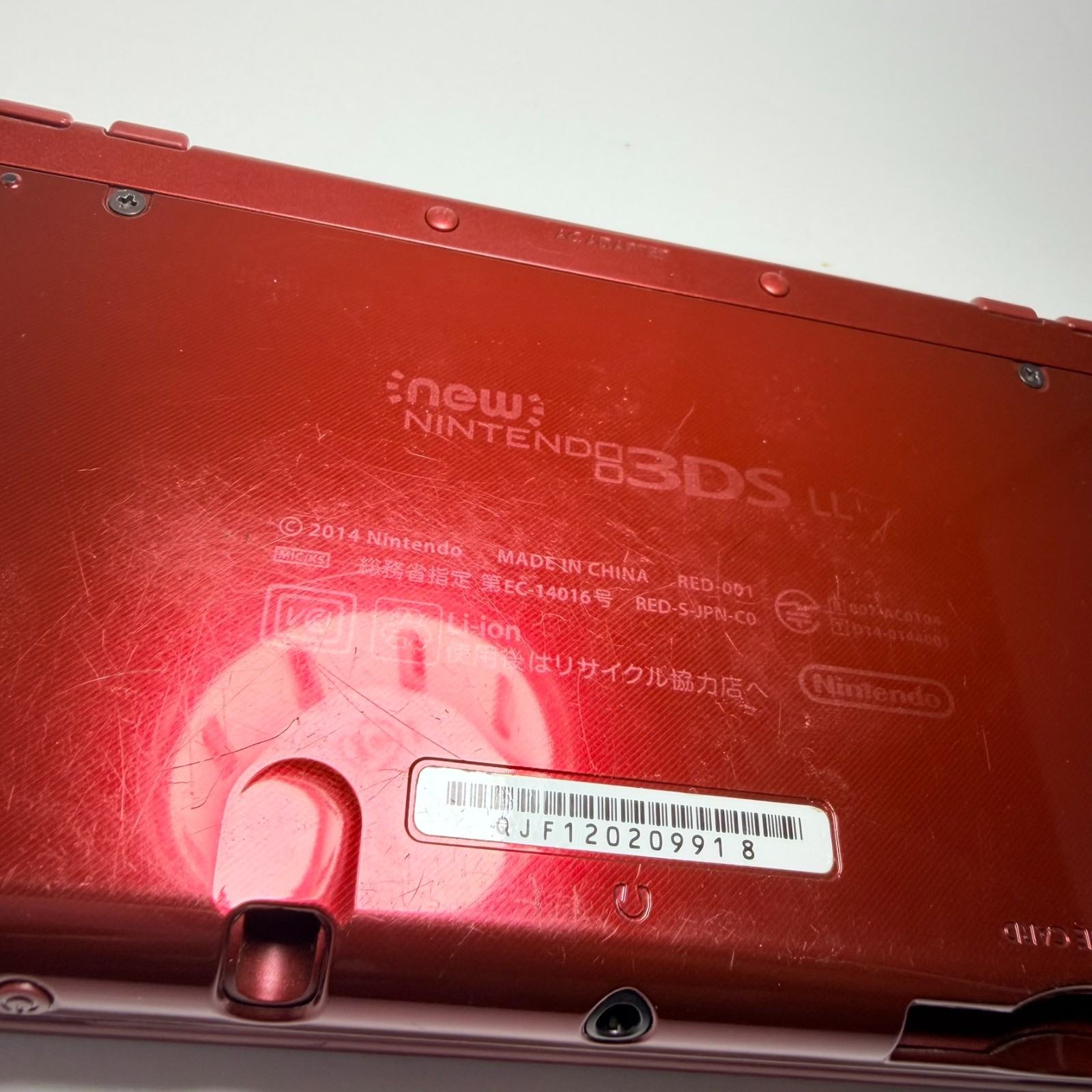 [DUAL IPS] new Nintendo 3DS XL LL Metallic Red NTSC-J Console