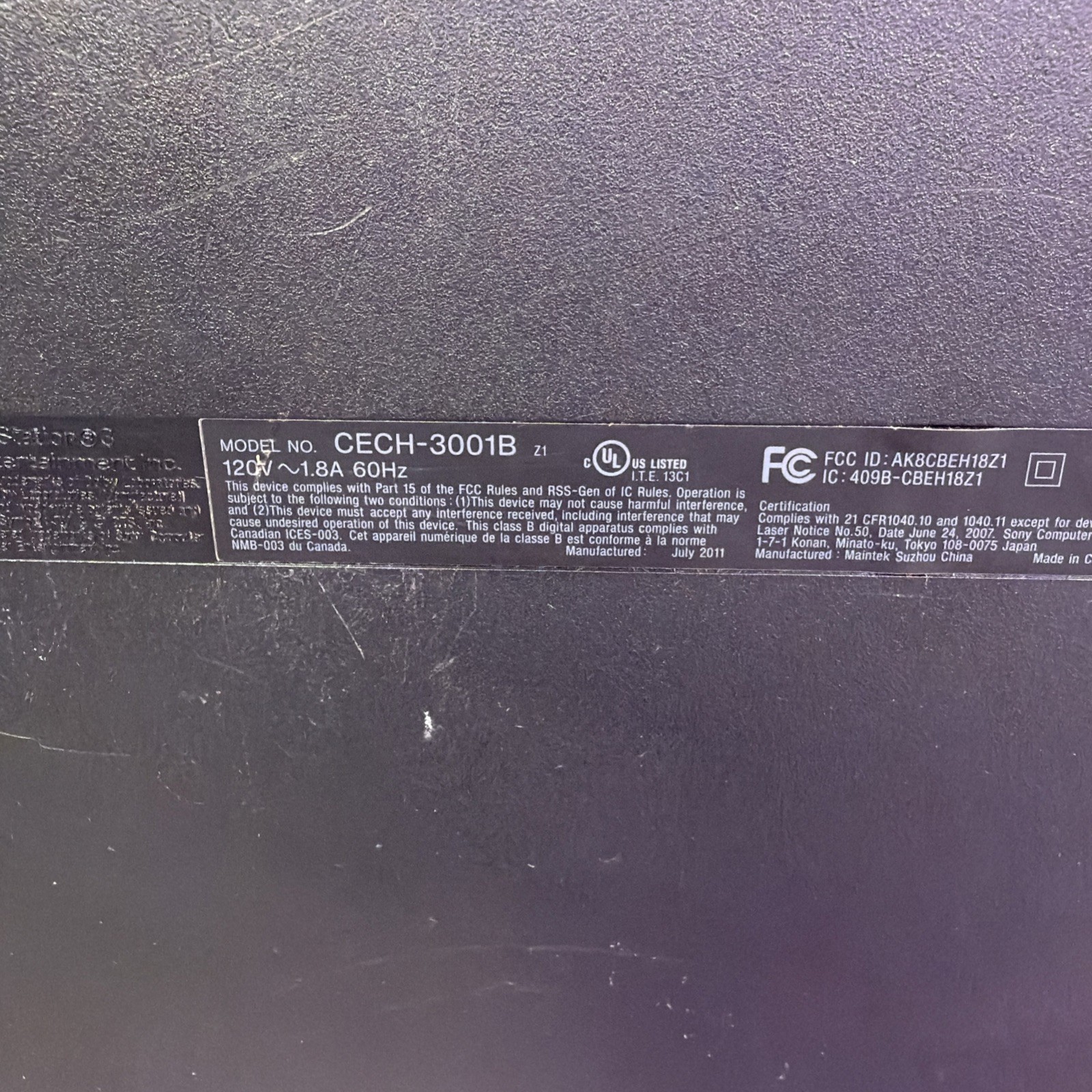 Sony PlayStation 3 Slim 160GB CECH-3001B, PS4 Controller & 8 Games – Tested ✅