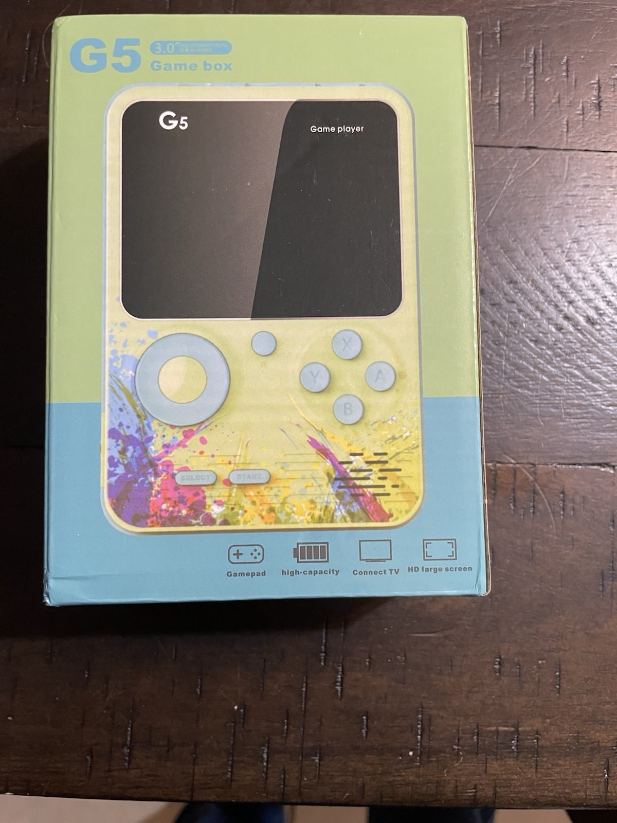 Game box G5 Handheld Game System 3.0″ HD Screen, Gamepad, With TV Connection