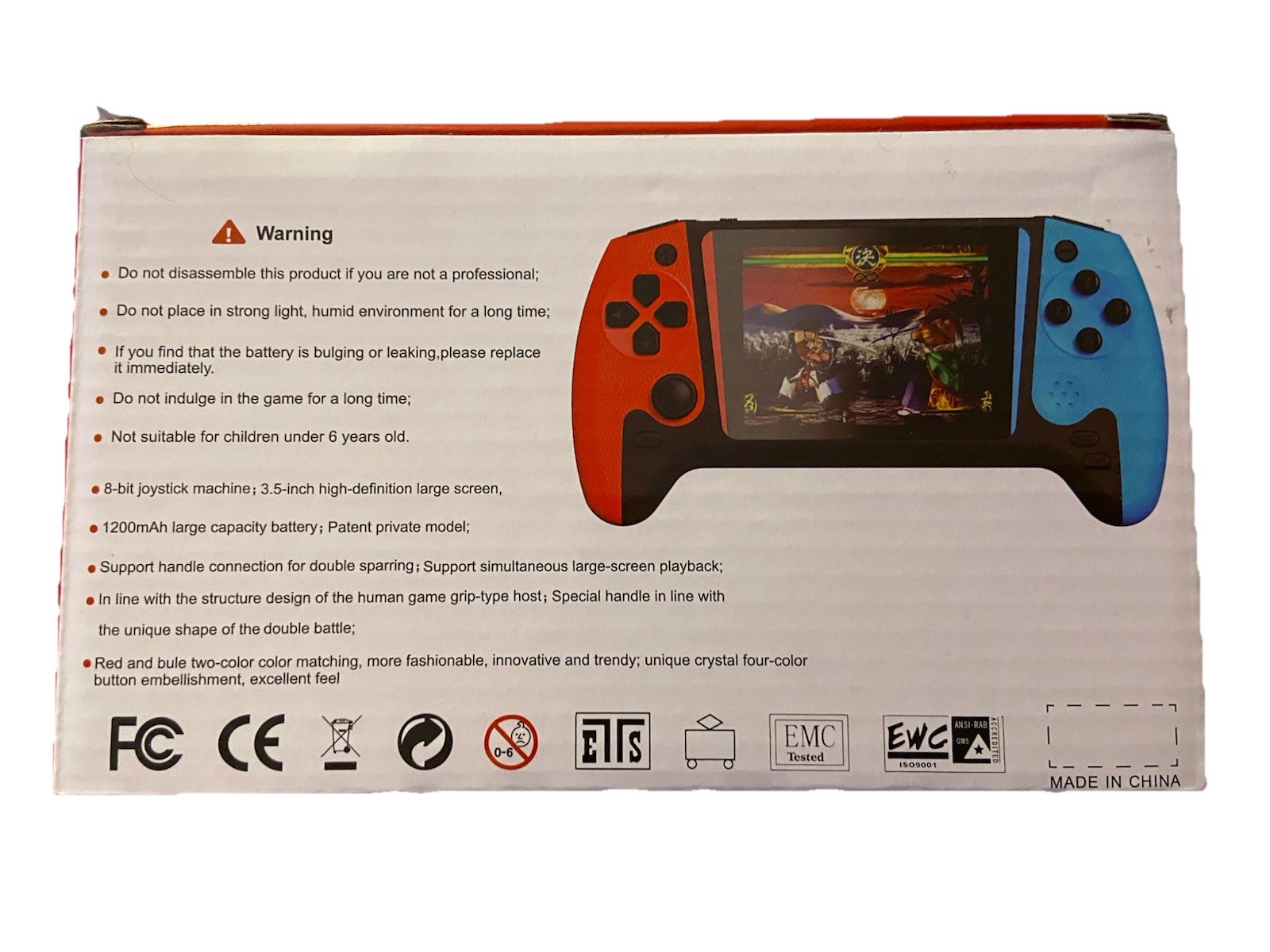 Q21 Remote Sensing Game Console With 500 Classic Built In Games
