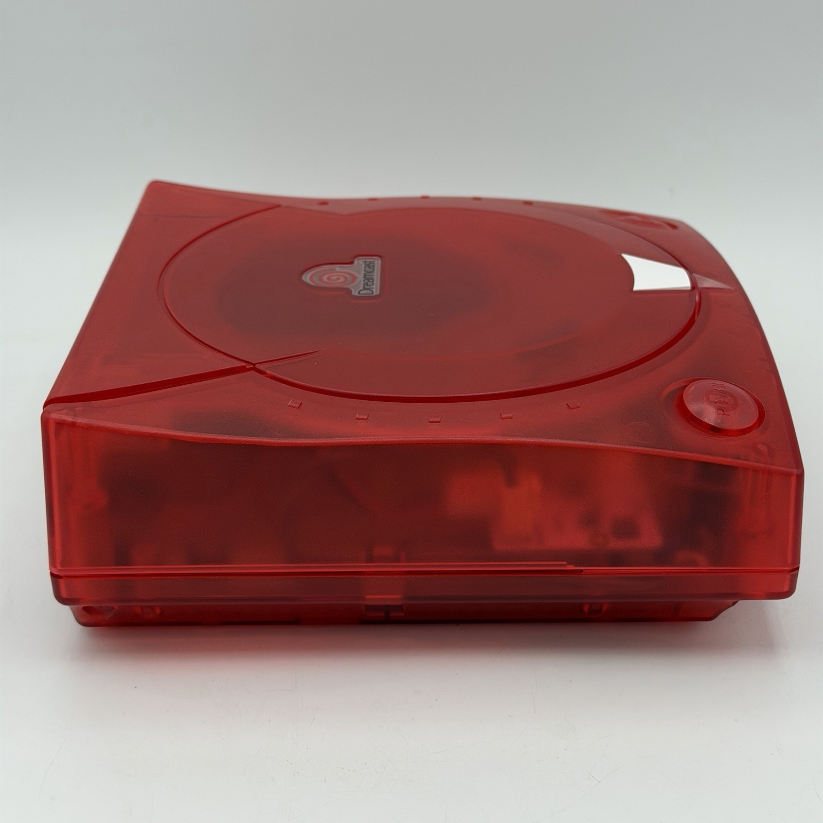 Sega Dreamcast Transparent Red Region Free Console Set W/ Controller DREAMPSU