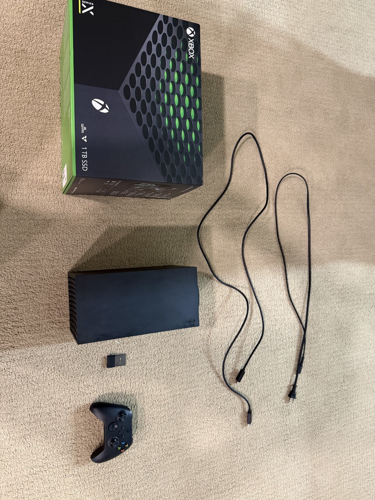 Microsoft Xbox Series X 1TB Black Console w/ Controller + Seagate 1TB