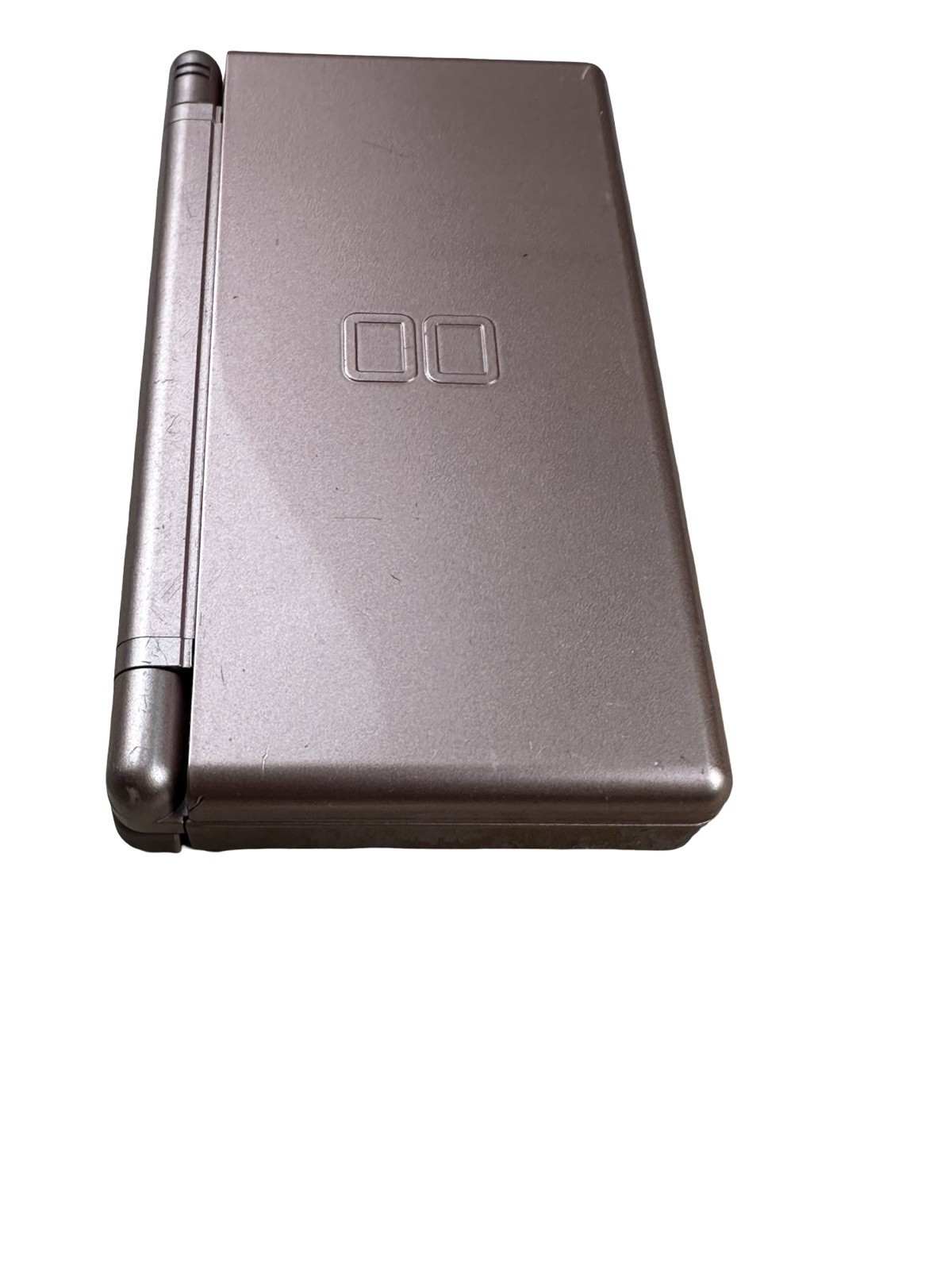 Nintendo DS Lite Metallic Rose Pink Handheld System With Charger Stylus Tested