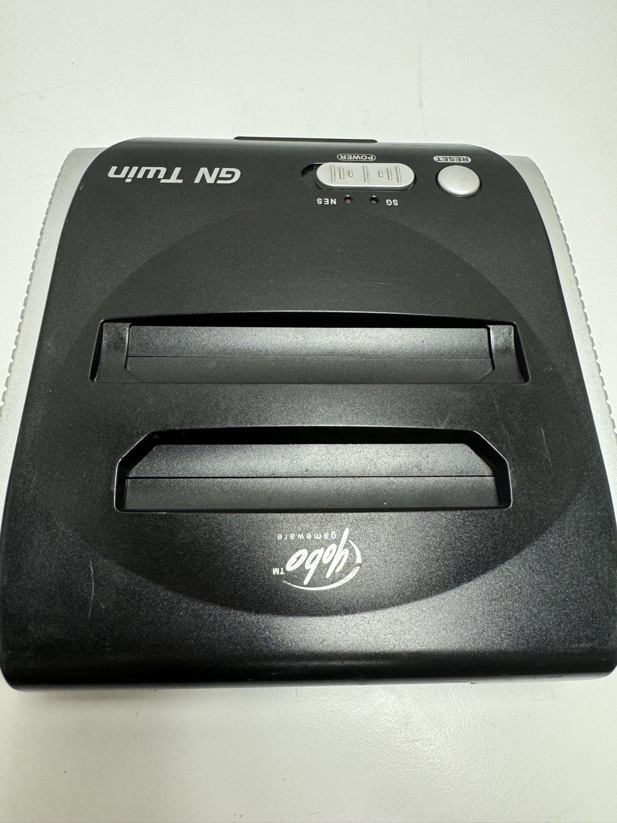 Yobo Gameware GN Twin Black Console *RARE* Plays Sega Genesis Nintendo NES Games