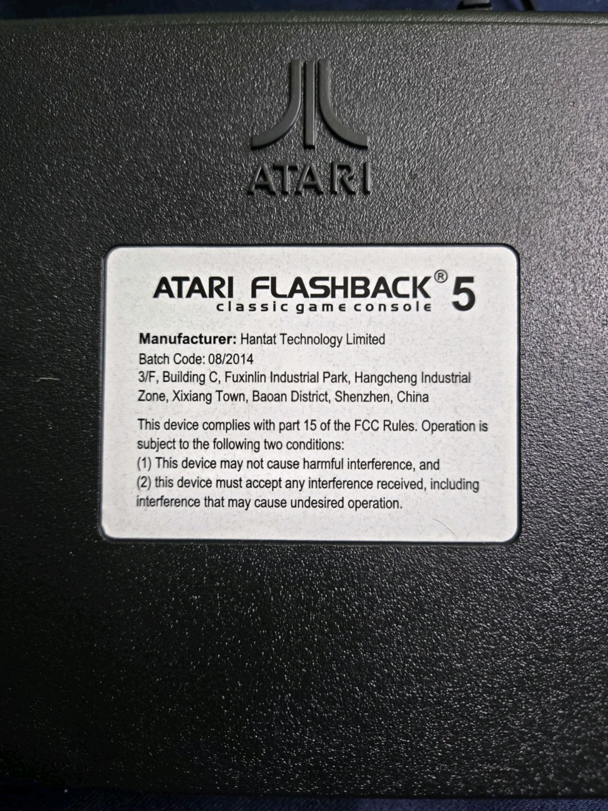 Atari Flashback 5 Black Wired Classic Game Console Wireless Controller