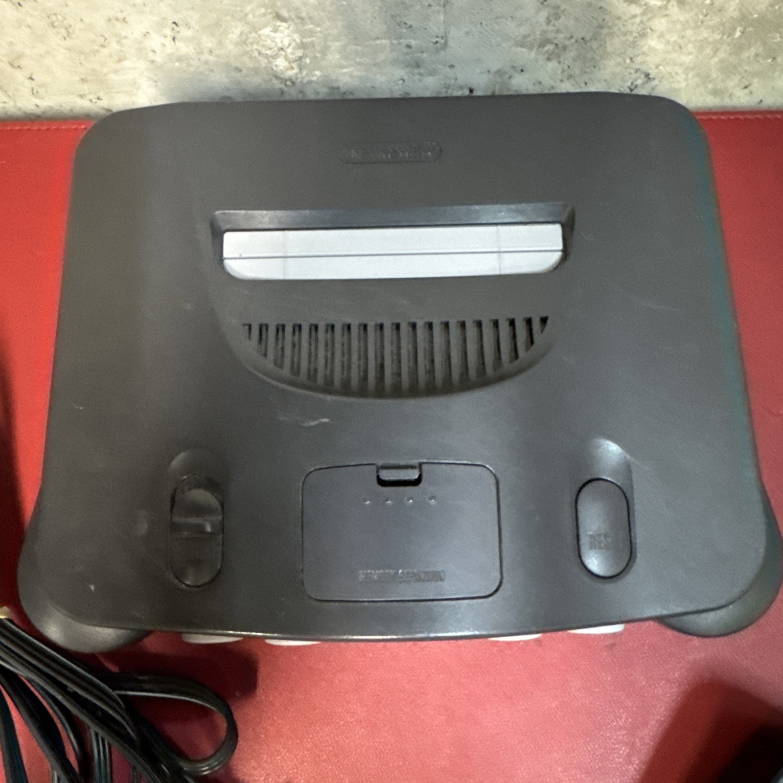 Nintendo 64 Console NUS-001 USA Model with Expansion, Power AV cables See Pics D