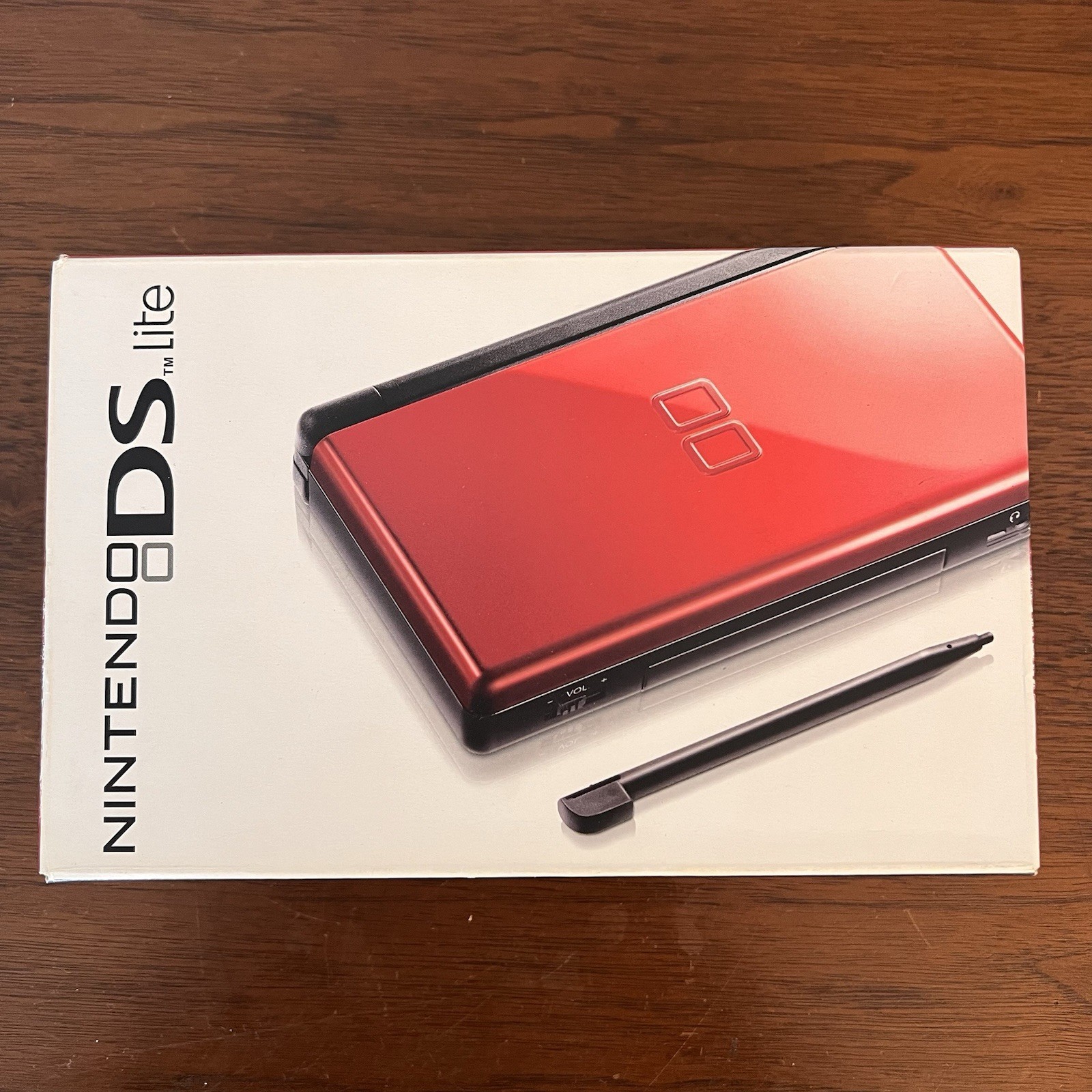 Nintendo DS Lite Crimson – Red/Black, Never Used Open Box Still In Packaging