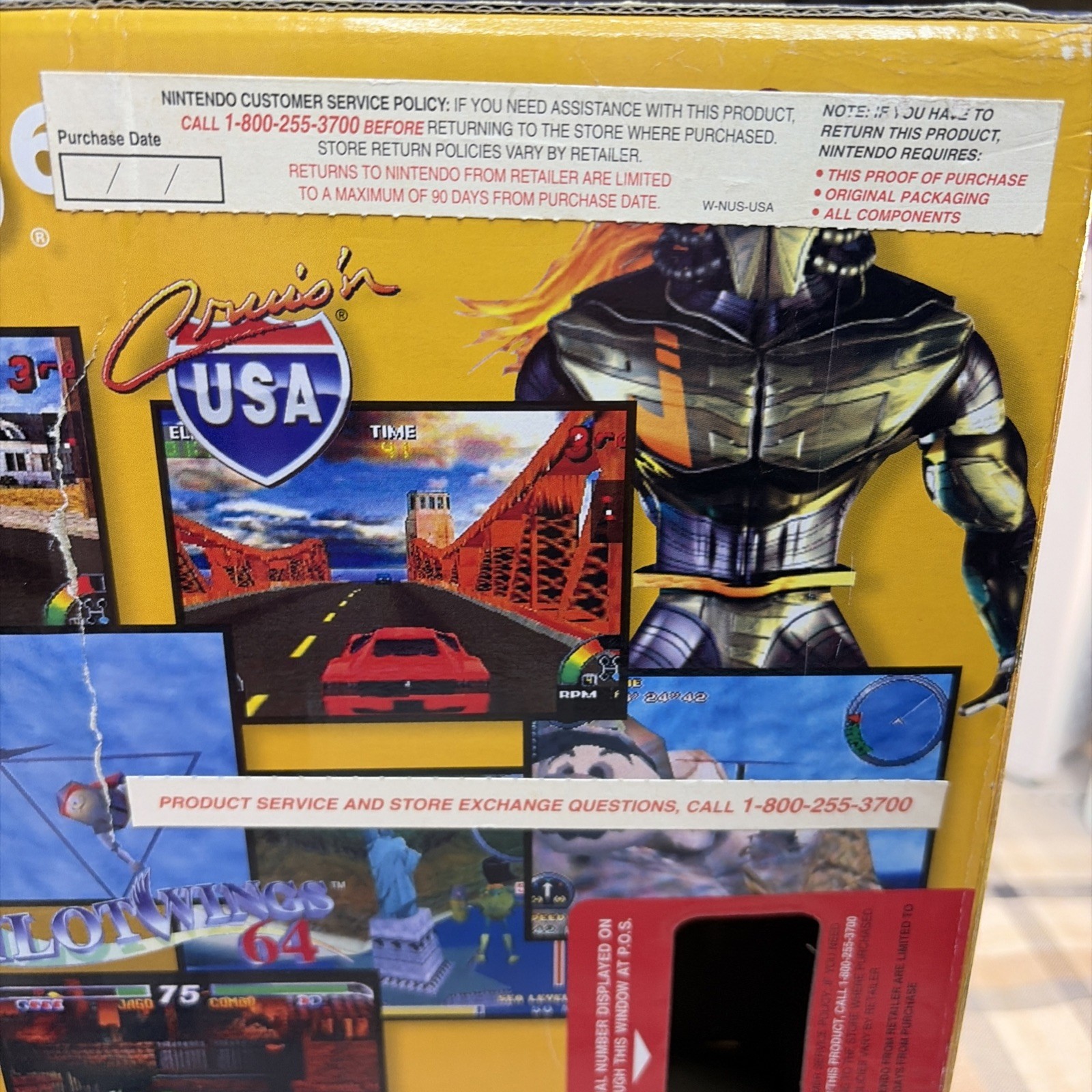 Nintendo 64 System N64 Console OEM CIB T&W W/Collectors Protective Cover CLEAN