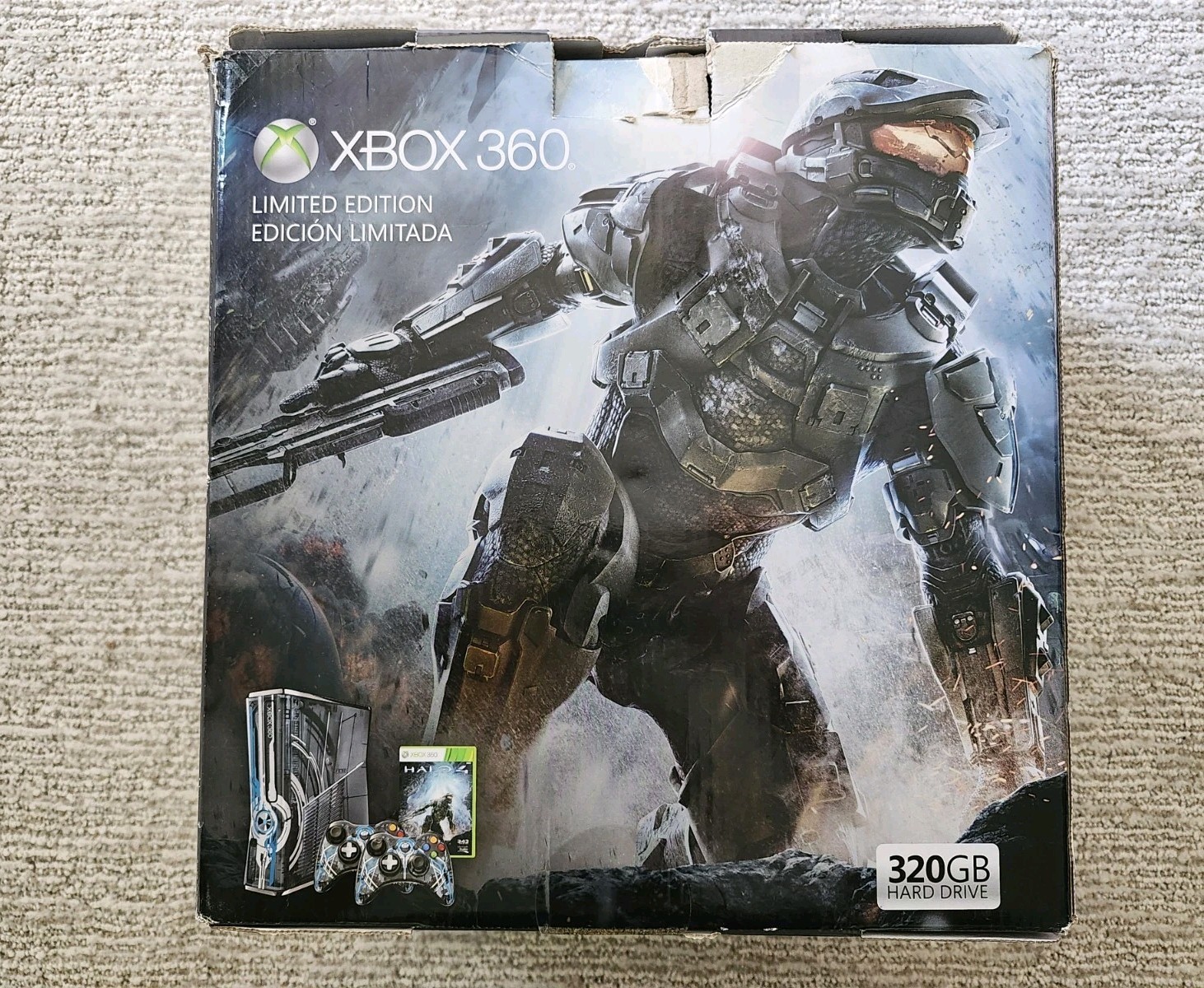 Microsoft Xbox 360 Halo 4 Limited Edition 320GB Console Tested CIB Sealed Game!