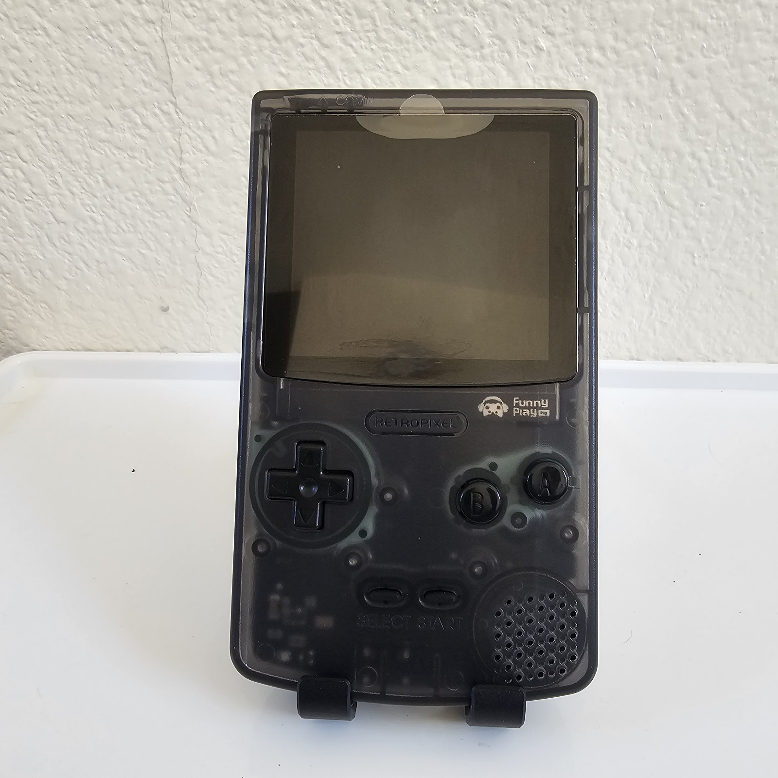 Clear Black FPGBC Gameboy Color GBC Funnyplaying IPS Screen USB-C Console