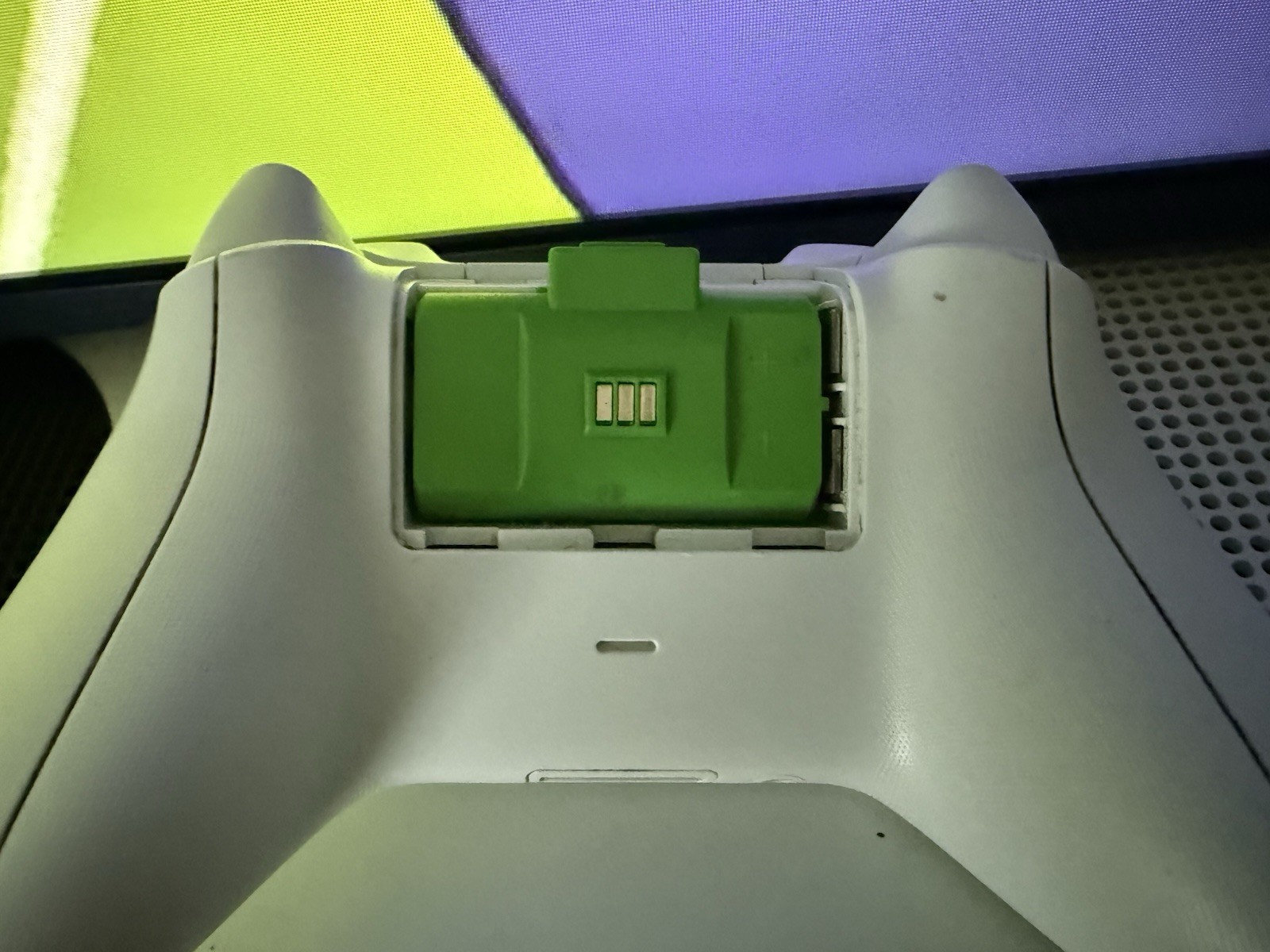 Xbox One S W/ Fusion Controller & Standard Controller. Battery Pack. All Cords.