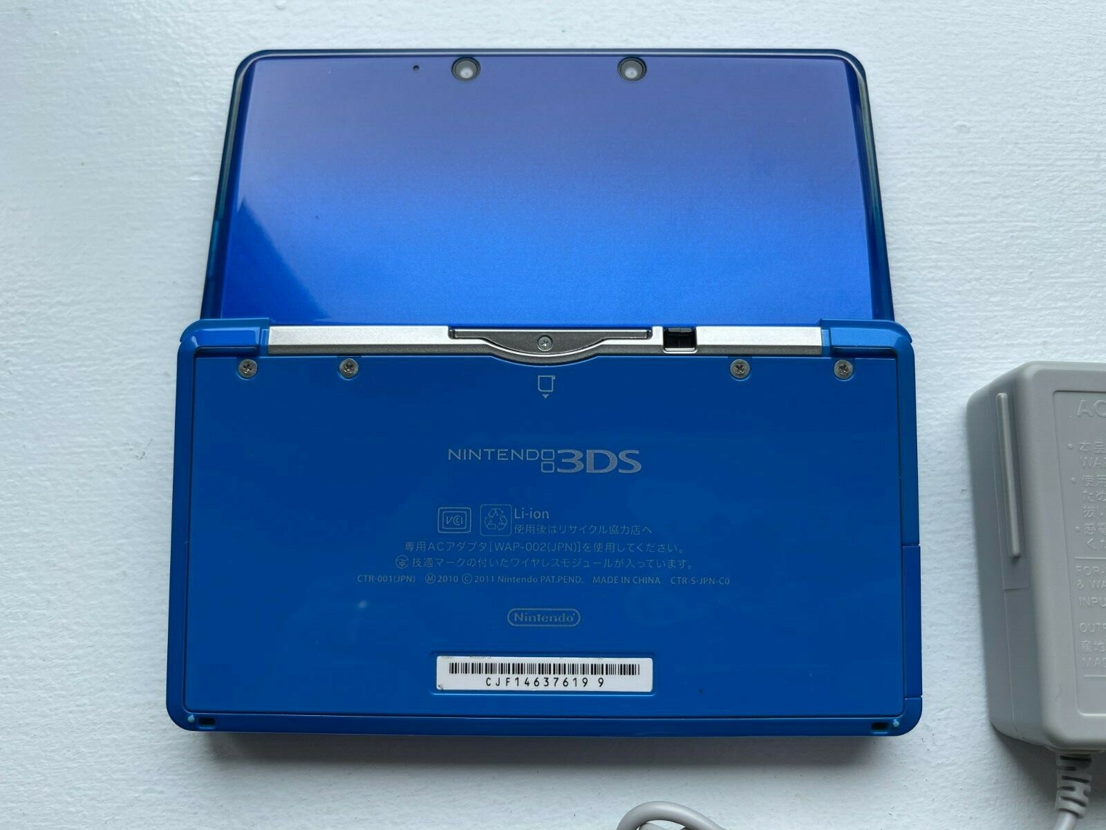 Nintendo 3DS – Cobalt Blue – Japanese Import – Very Good – US Seller