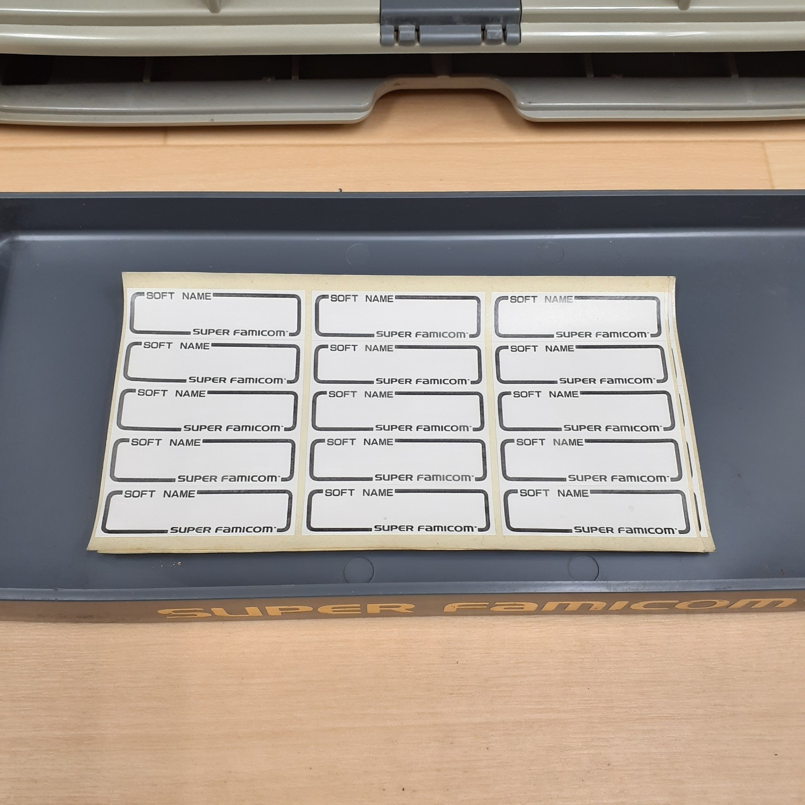 Japanese Super Famicom Cartridge Case 30 Storage Cace Rack Super World Nintendo