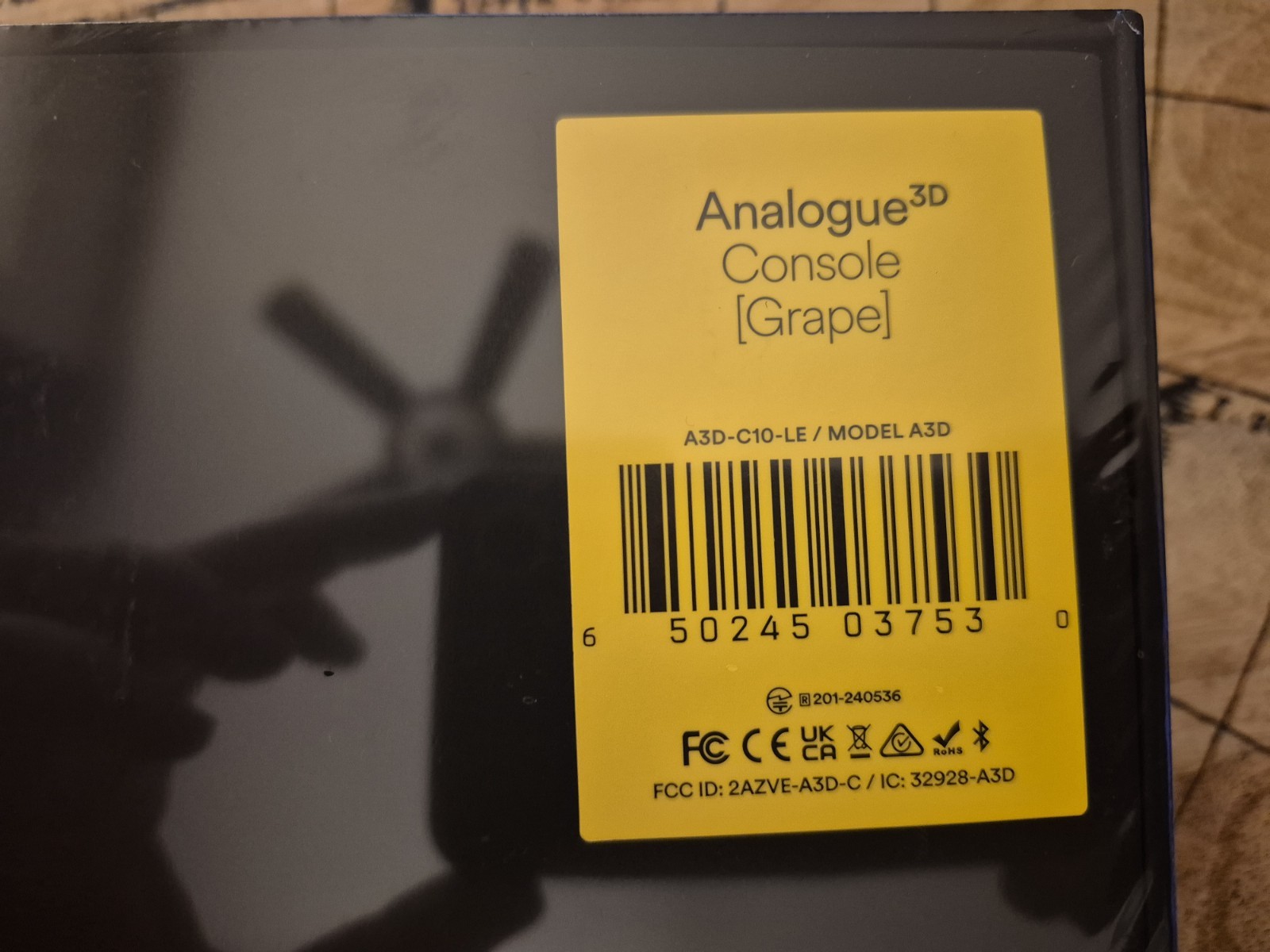 Analogue 3d Console Funtastic Grape Limited Edition + Controller + Free N64 Game