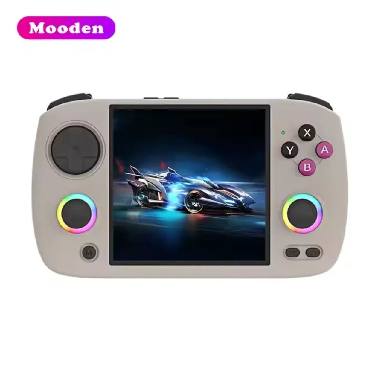 RG CubeXX Black Gray White Anbernic Handheld Game Console 3.95″ IPS Linux 64-bit