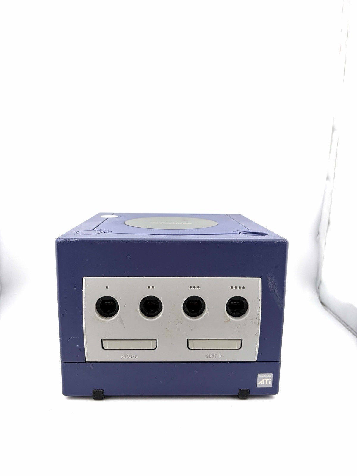 Nintendo GameCube Purple Indigo Console Only for Parts/Repair Fast Free Shipping