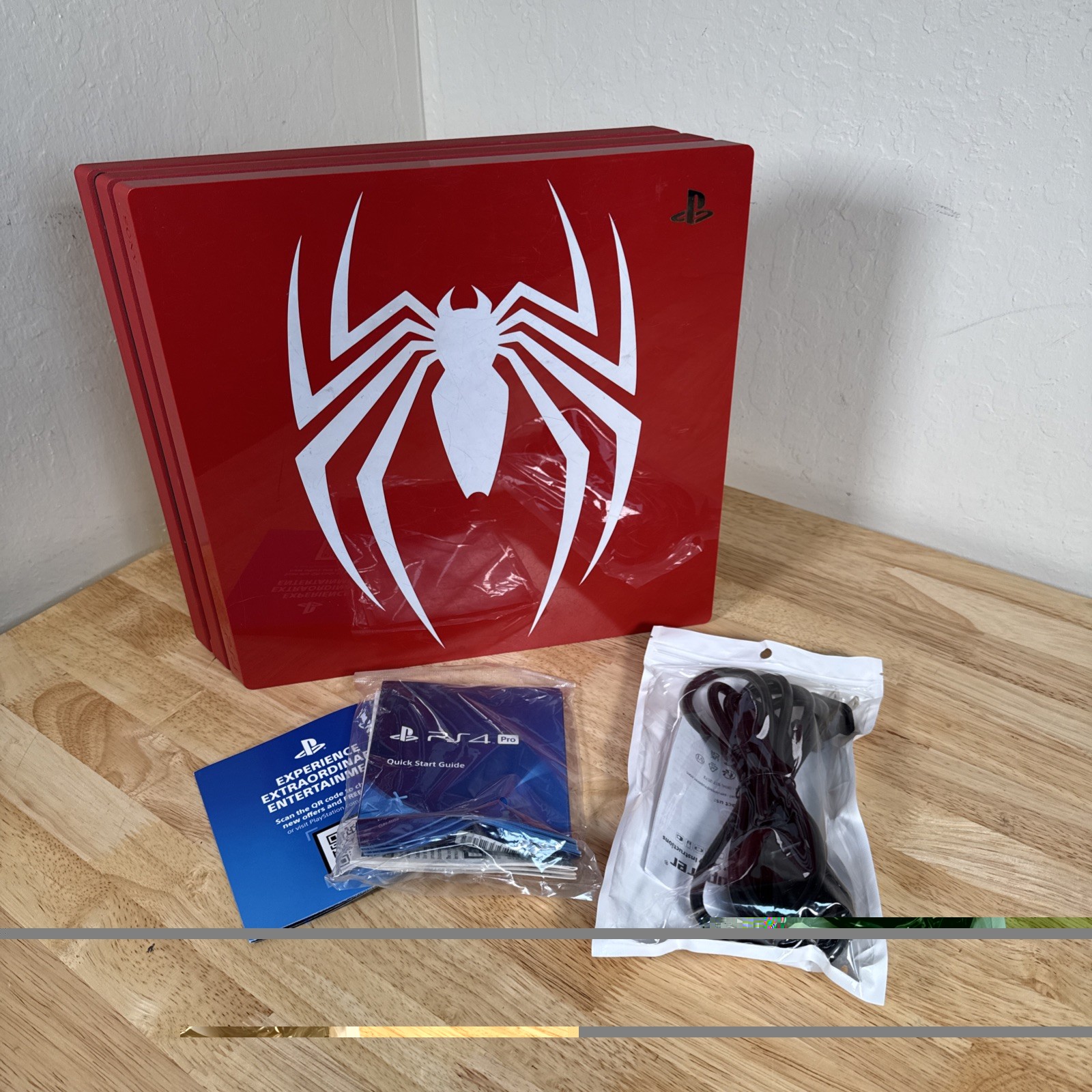 PlayStation4 Pro PS4 Marvel’s Spider-Man Limited Edition Console Only – TESTED