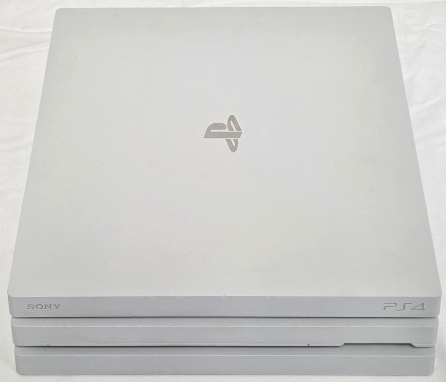 Sony PlayStation 4 Pro 1TB HHD WHITE 4K Console PS4 System Bundle + Controller