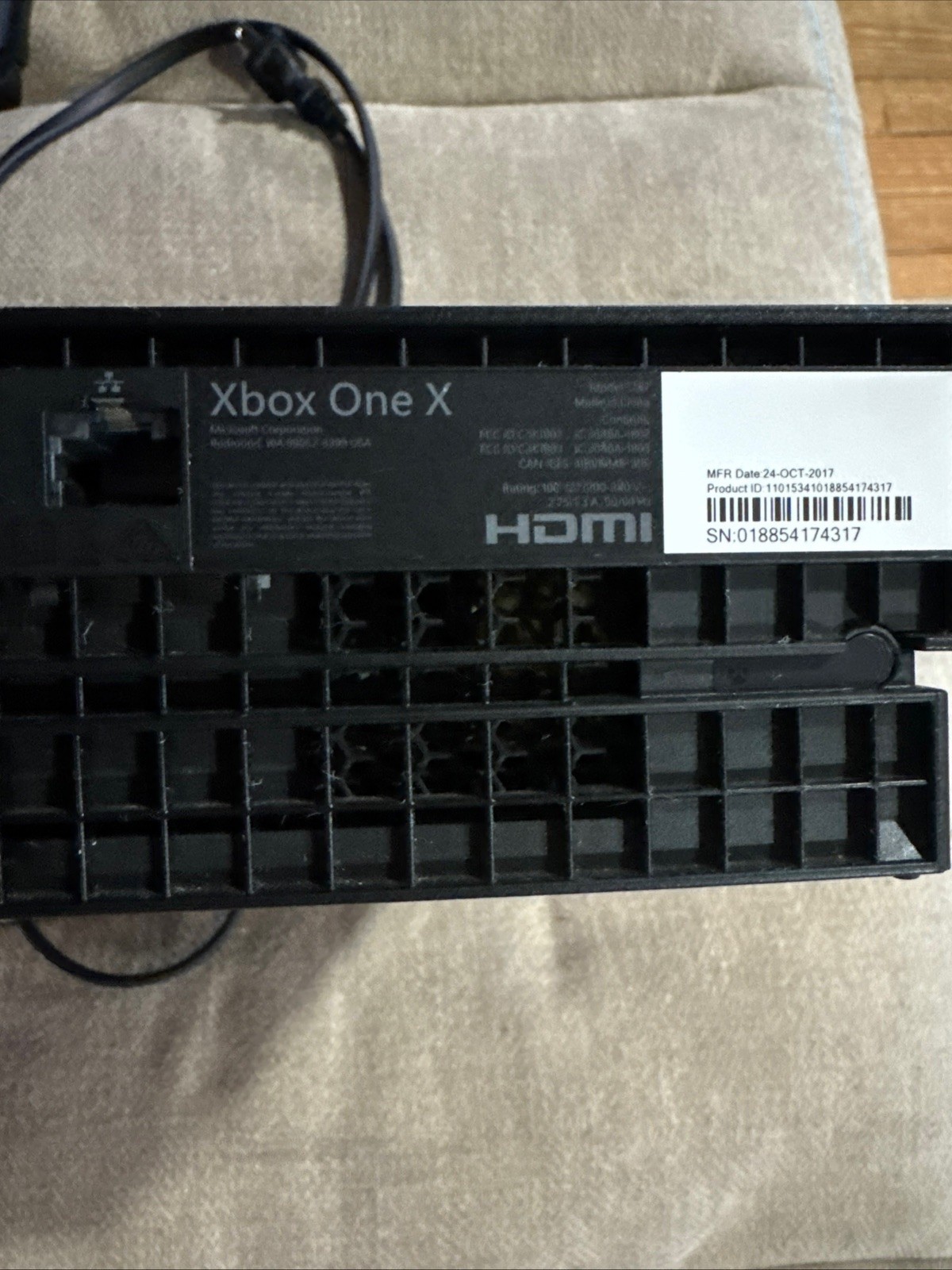 Microsoft Xbox One X 1TB Console Gaming System Black Used