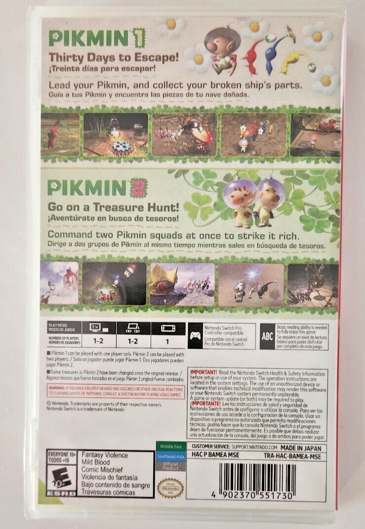 Pikmin 1+2 Switch Game Brand New Special (2023 Strategy)