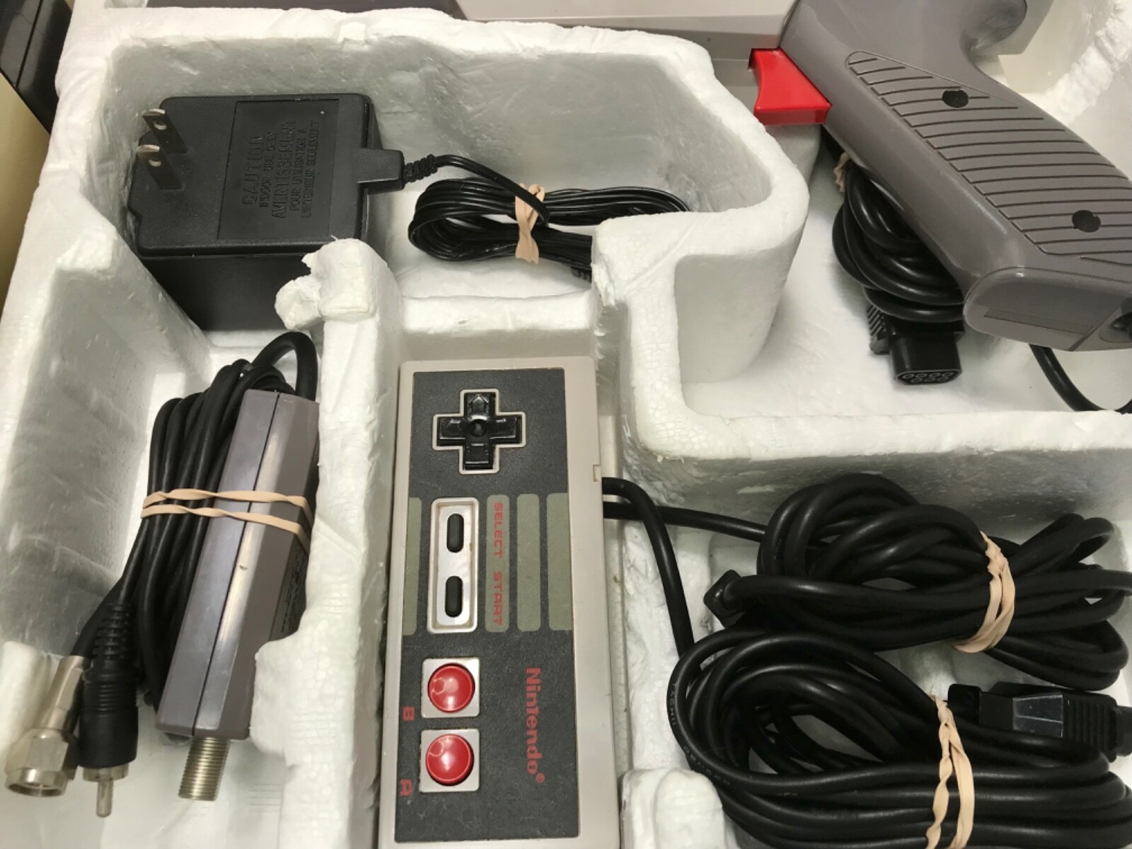 Original Nintendo Entertainment System: Action Set (NES) Gray Gun Tested
