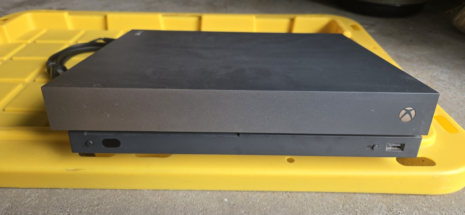 Microsoft Xbox One X 1TB Gold RUSH Console Model 1787 4K (UHD)