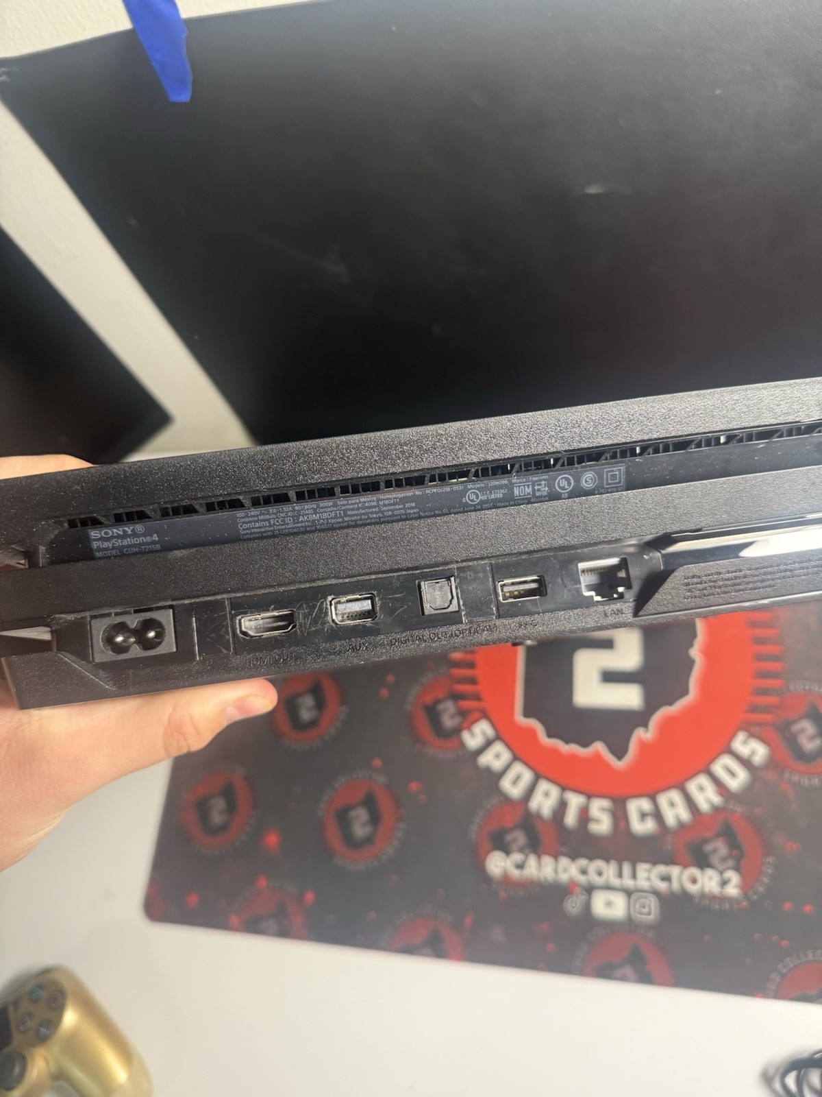 PlayStation 4 Tested Slim With Gold Controller And Game