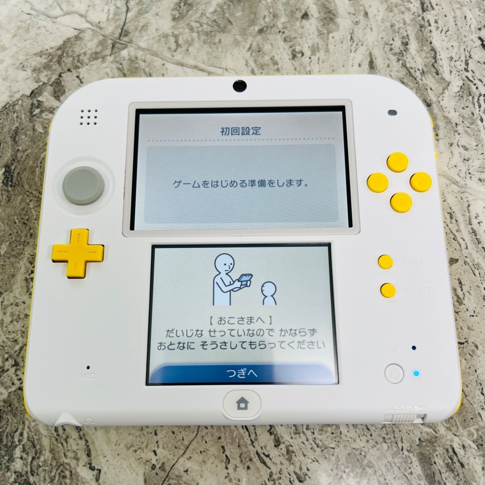 Nintendo 2DS Super Mario Pack White Limited Edition Console Charger Tested