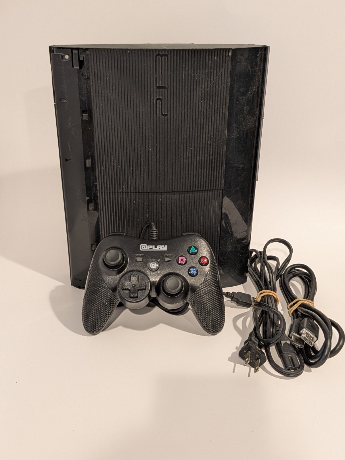 Sony PlayStation 3 250GB Console – Black With Cables And Wired Controller Tested