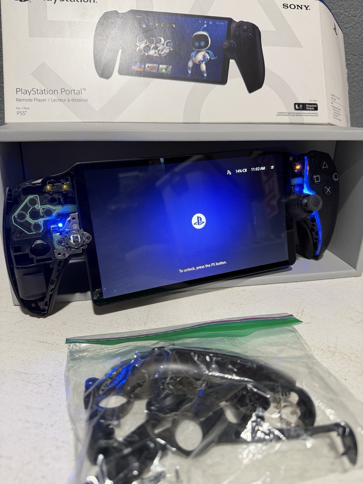Sony PlayStation 5 PS5 PlayStation Portal Black Needs Parts To Be Put Together