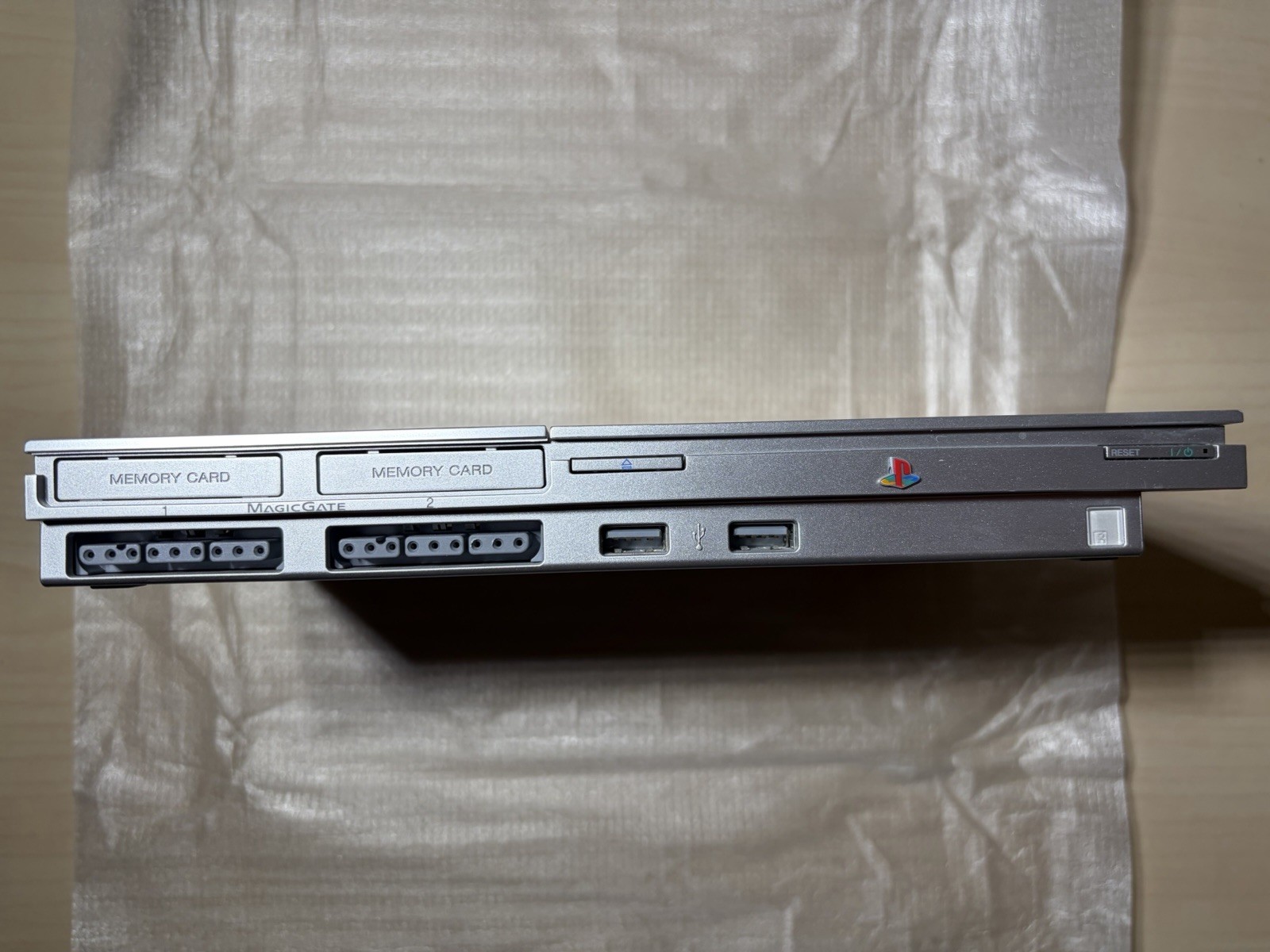 Sony PlayStation 2 PS2 Silver Slim Console In Box – SCPH-90001 – New Controller