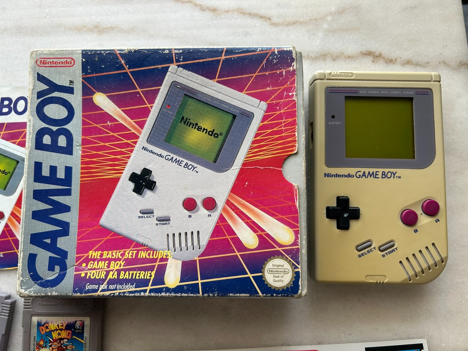 Nintendo Game Boy System DMG-01 Swedish in BOX with 13 Games Tetris