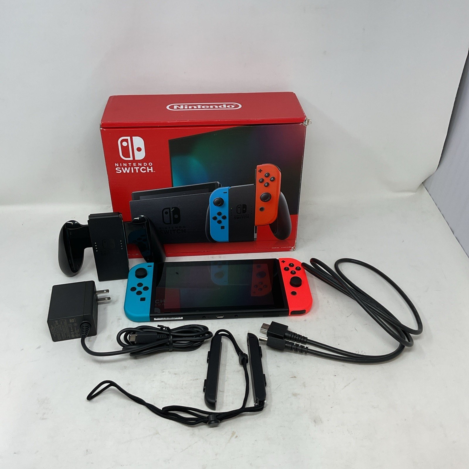 Nintendo Switch 1st Gen 32GB Console Neon Red And Neon Blue *No Dock*