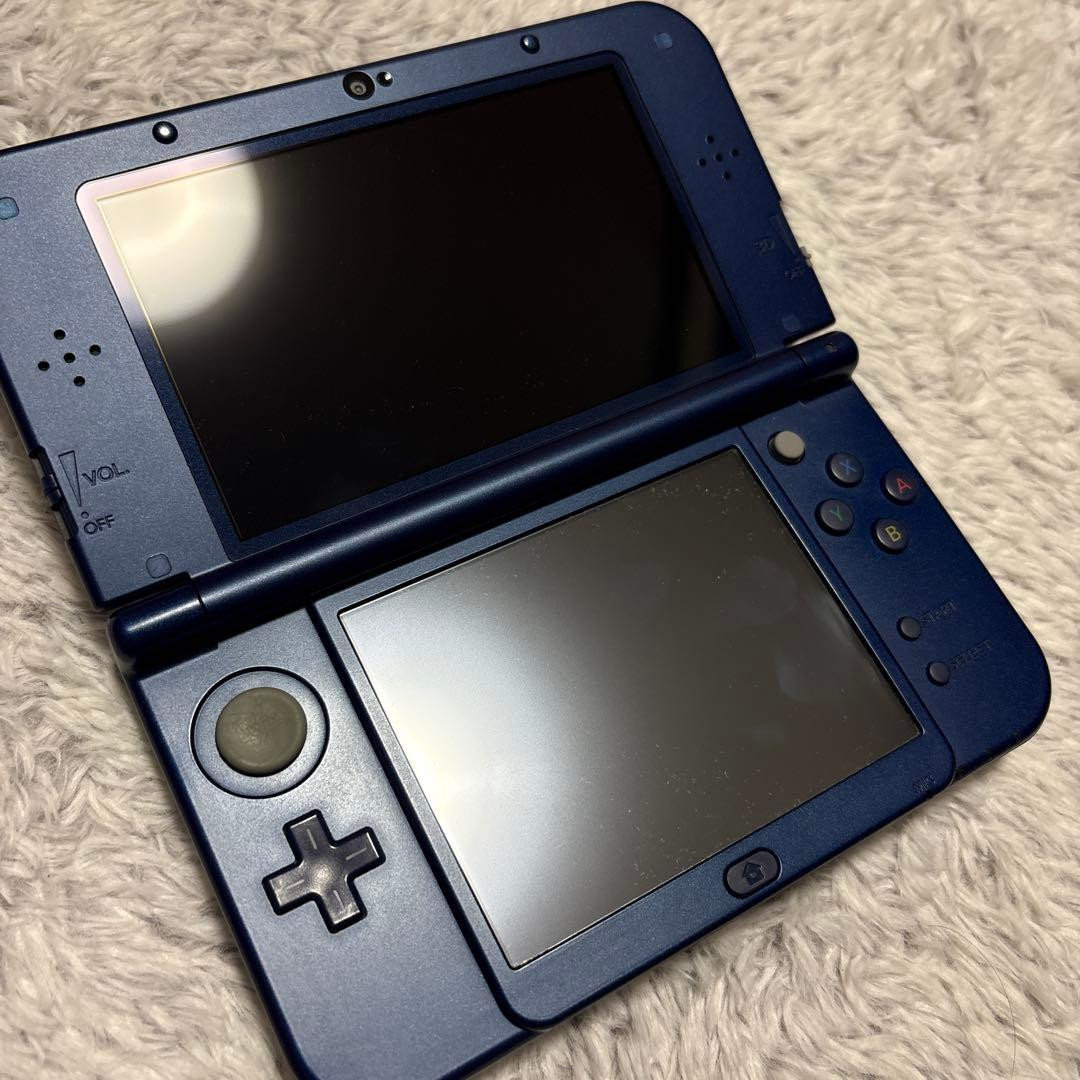 Nintendo New 3DS LL XL Metallic Blue Handheld Console Japan Region NTSC-J 0210