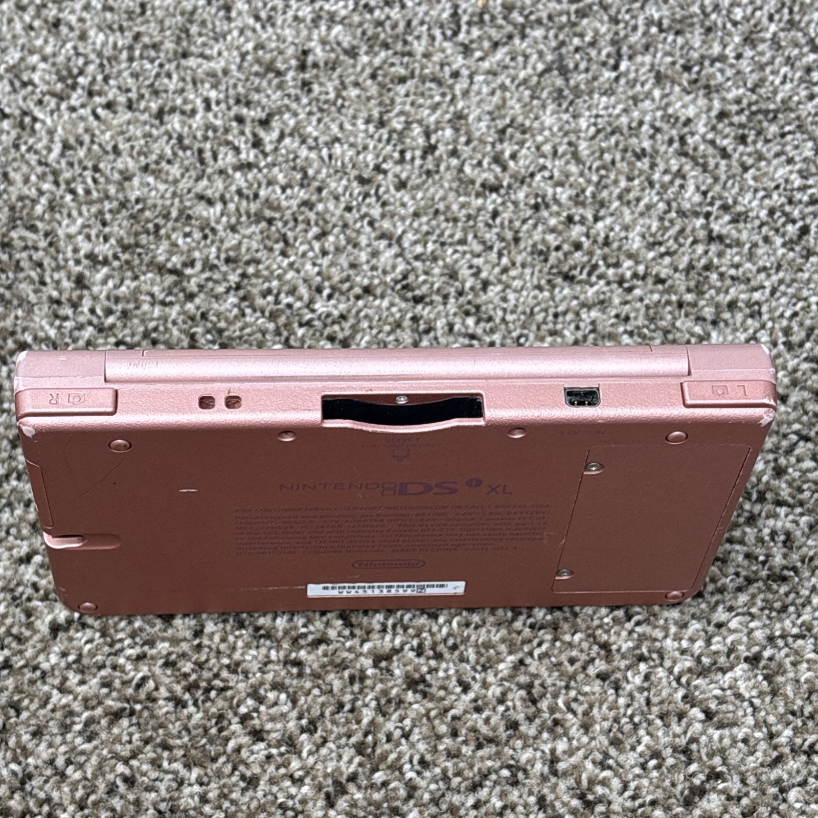Nintendo DSi XL Handheld System Pink Tested No Charger