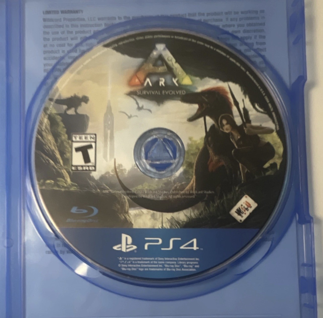 Working PS4 500GB console, w/power cord, PS4 controller, and 5 PS4 games