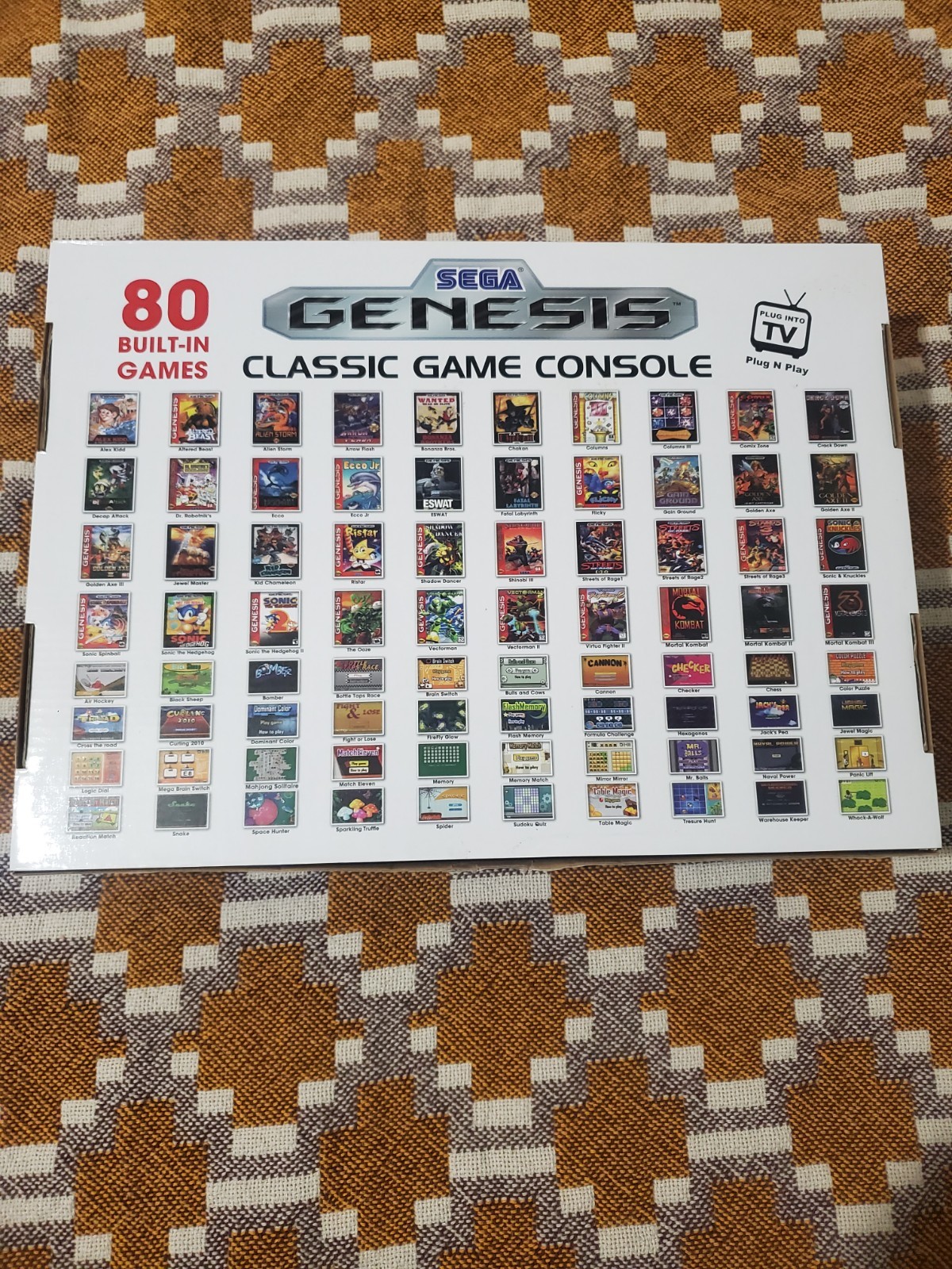AtGames Sega Genesis Classic Console 80 Games Plug N Play 2 wireless Controllers