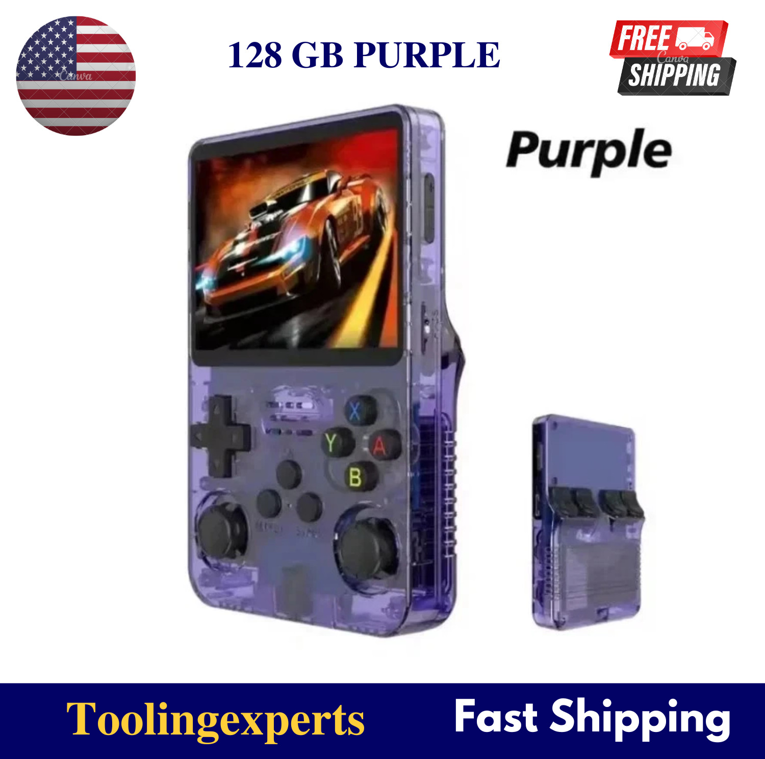 R36S Retro Handheld Game Console Video Games 128GB Consoles 20000+Games