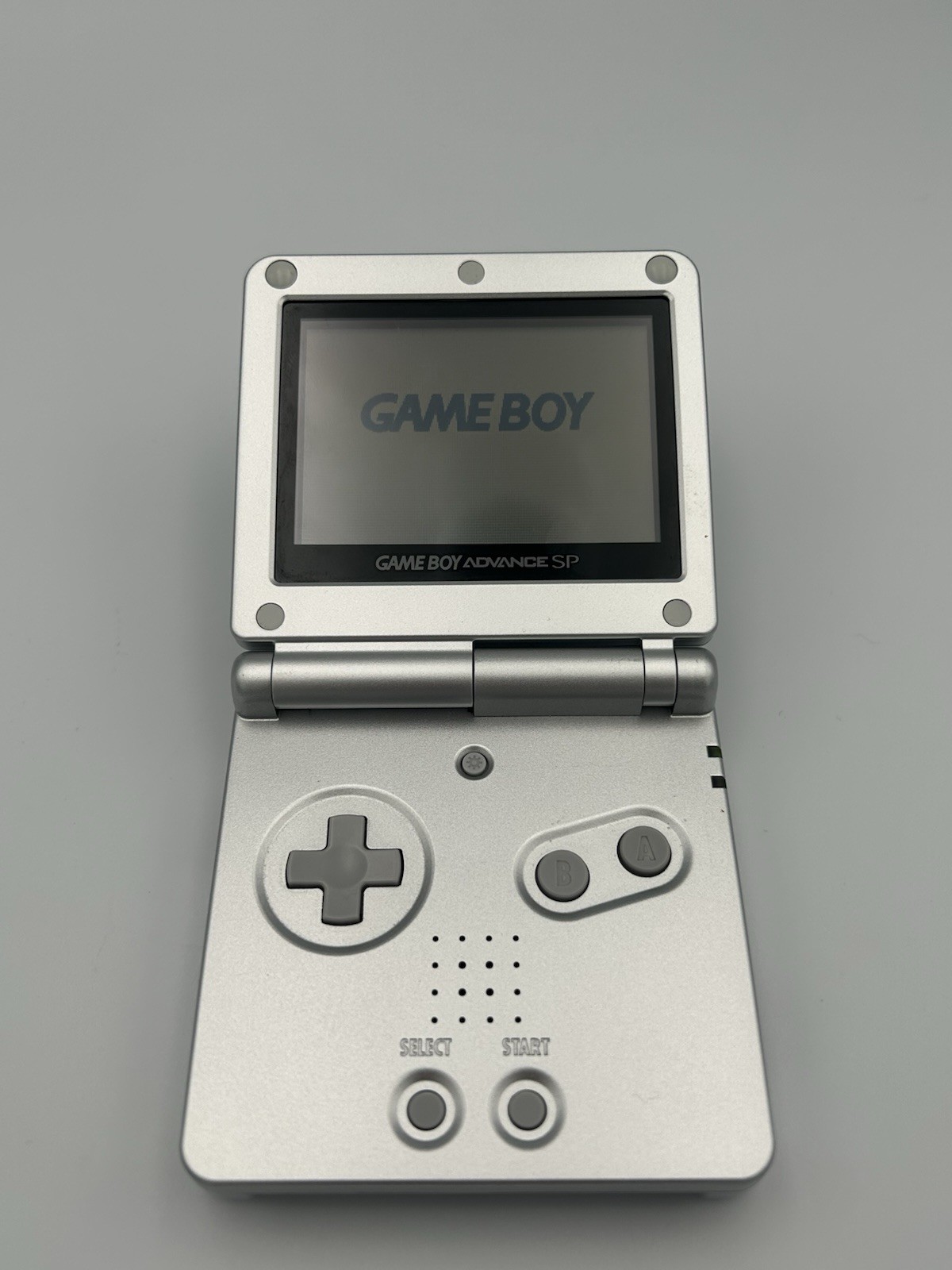 Nintendo Game Boy Advance SP AGS-001 Platinum CIB Clean – Tested And Working