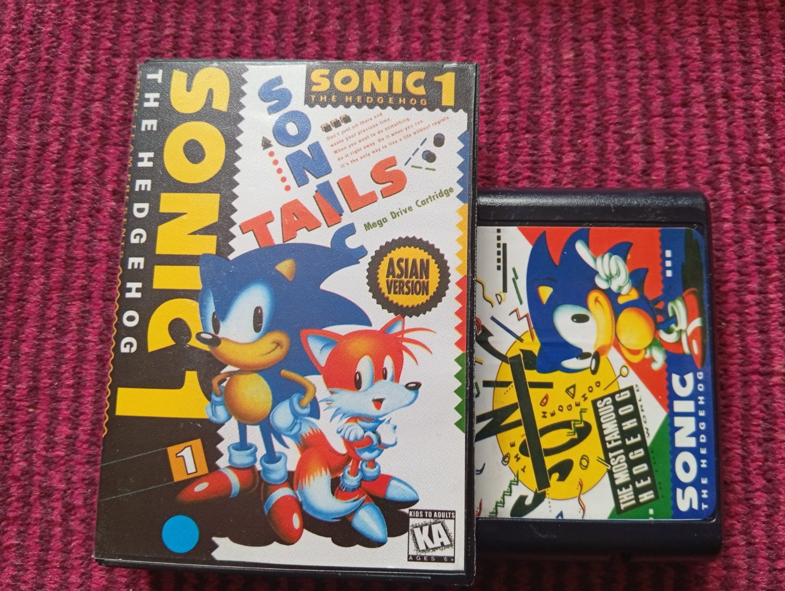 Mega drive 2 – 16bit PAL + NTSC regions key Segaclone console RARE + Sonic