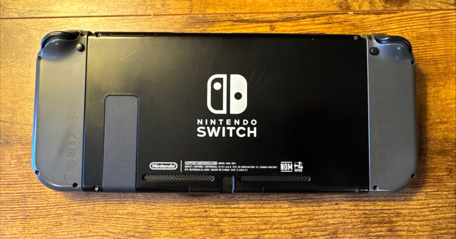 Nintendo Switch 1 32GB Console Bundle Grey Gray JoyCons With OEM Dock + Cords