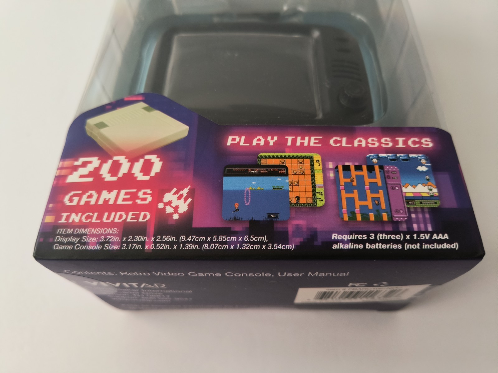 Vivitar Retro Mini Video Game Console 200 Games Included Brand New Sealed