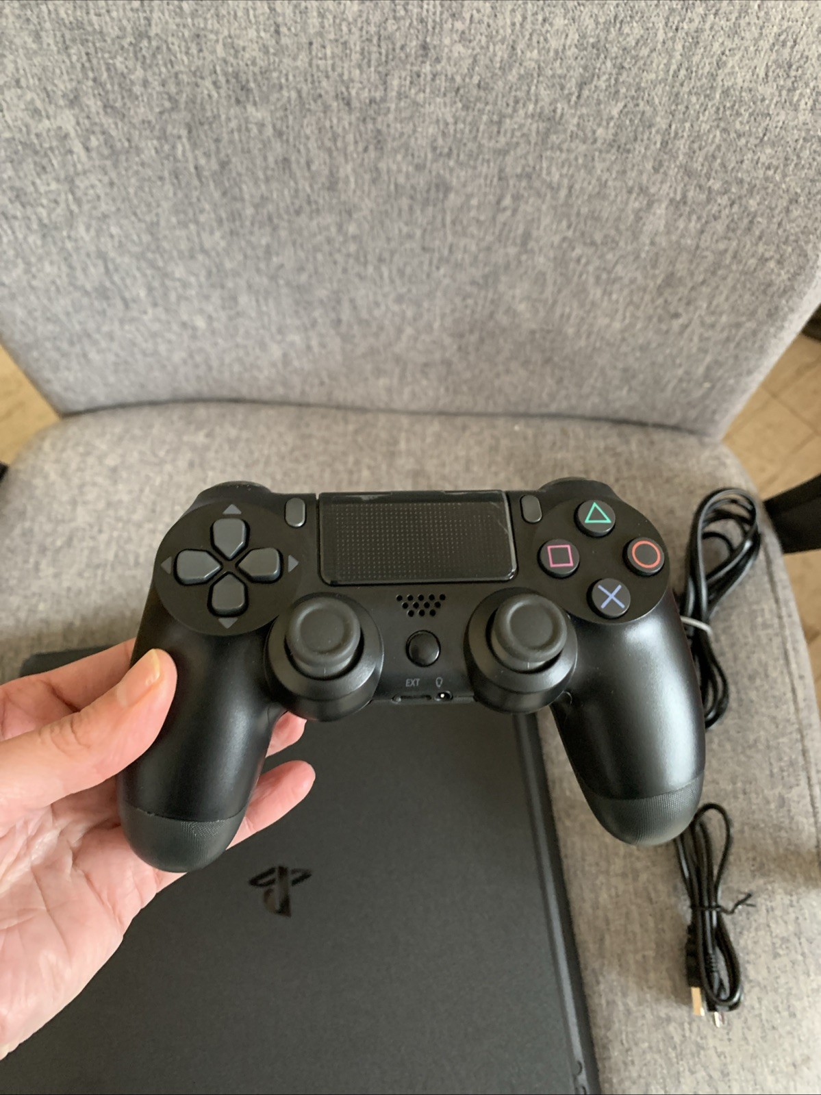 Sony PlayStation 4 Slim 500GB Gaming Console with Controller – Black