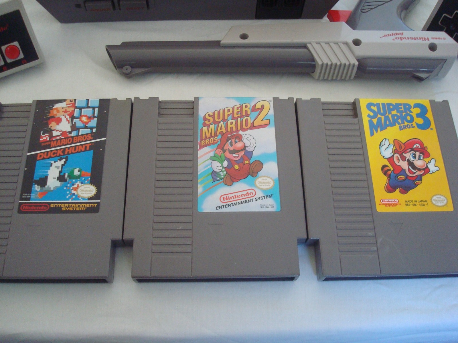 NINTENDO NES Console System Bundle NEW 72 PIN Games Super Mario 1 2 3 GUARANTEED