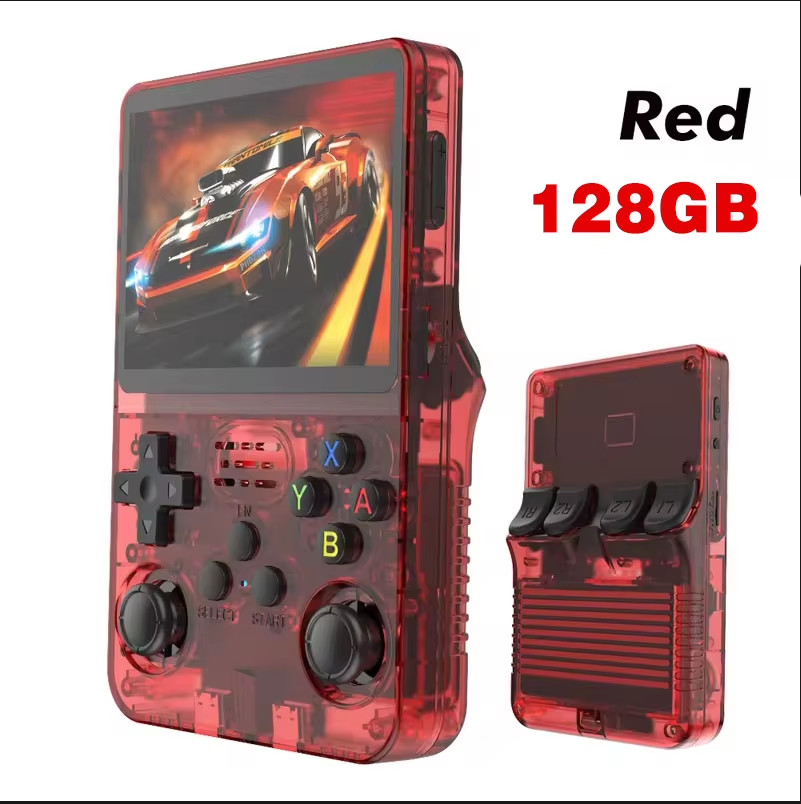 ARKOS R36S Retro Handheld Game Console – Linux System, 3.5-Inch IPS Screen, 64GB