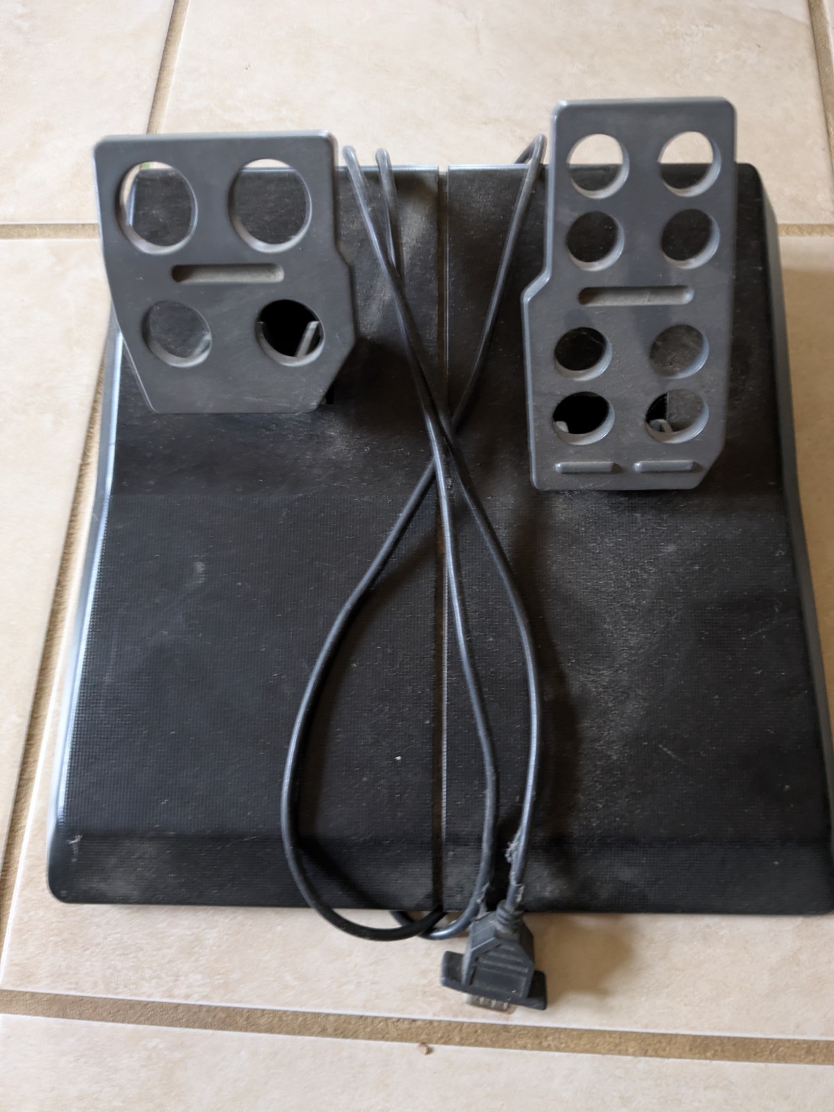 Logitech Drive FX Racing Wheel + Pedals for XBOX 360 G-X3E10 NO POWER CORDtested
