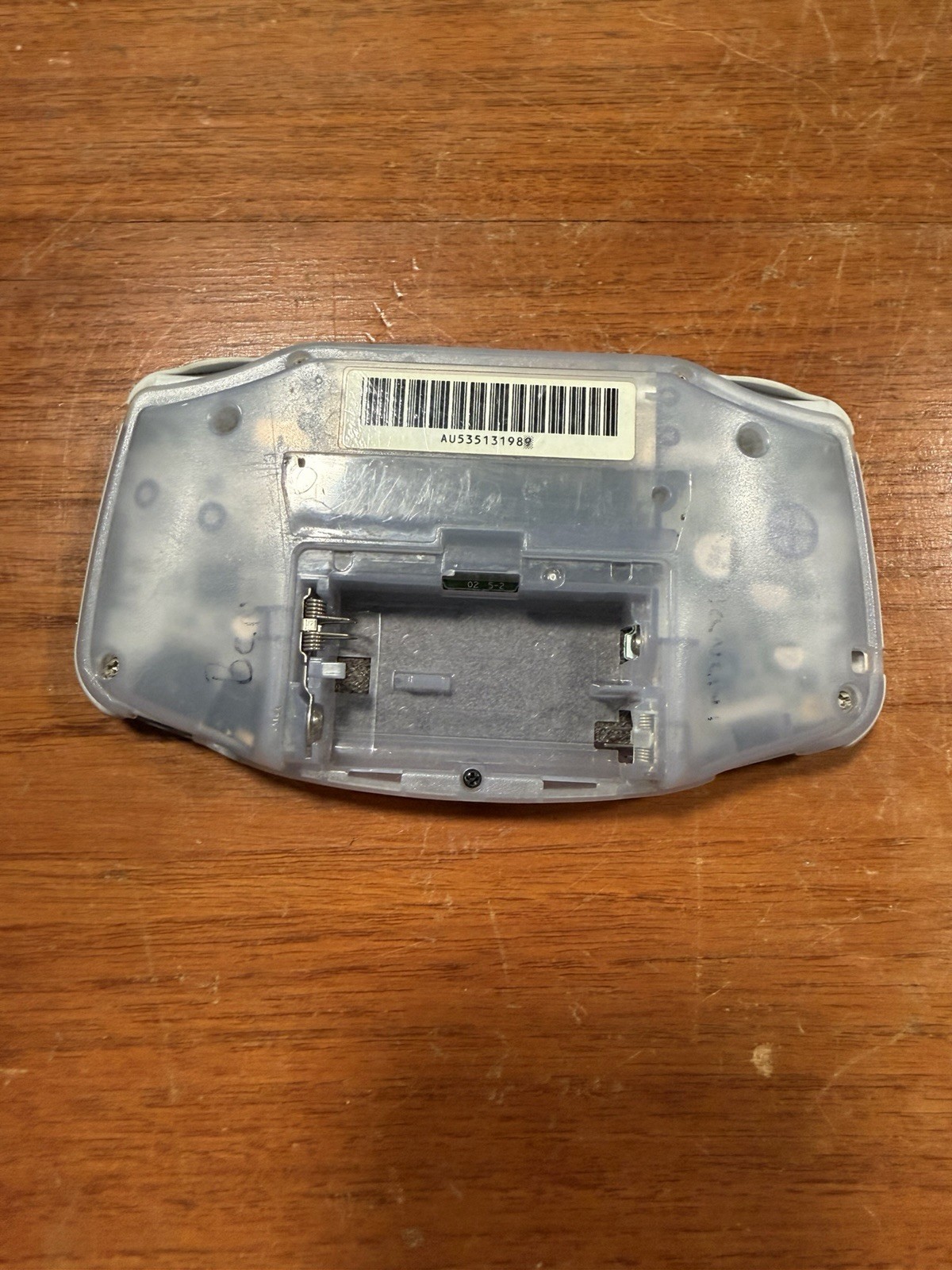 Nintendo Game Boy Advance Console System – Clear Glacier – Parts Only