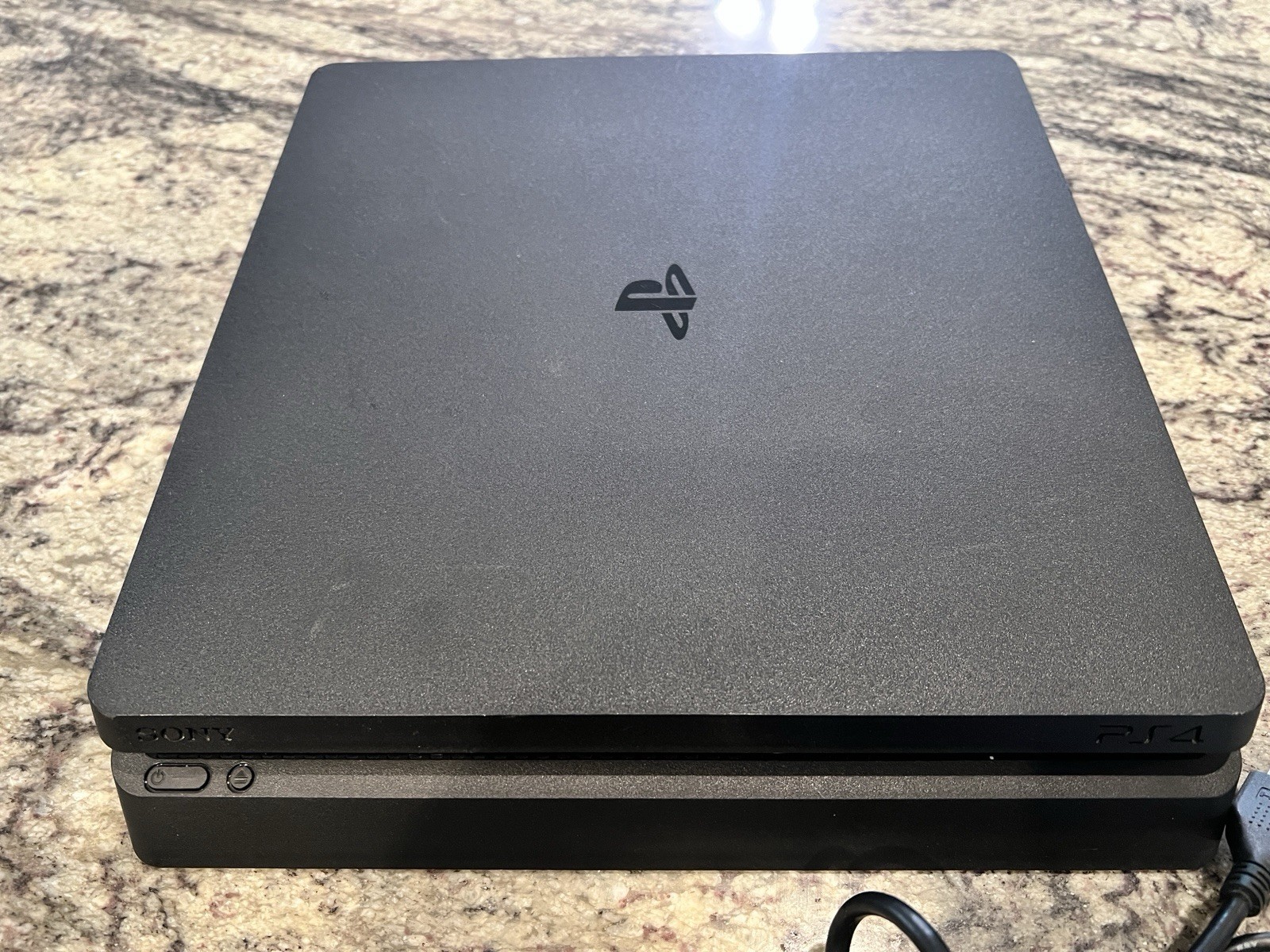 Sony PlayStation 4 Slim 500 GB PS4 Console Controller & Cords Tested Working